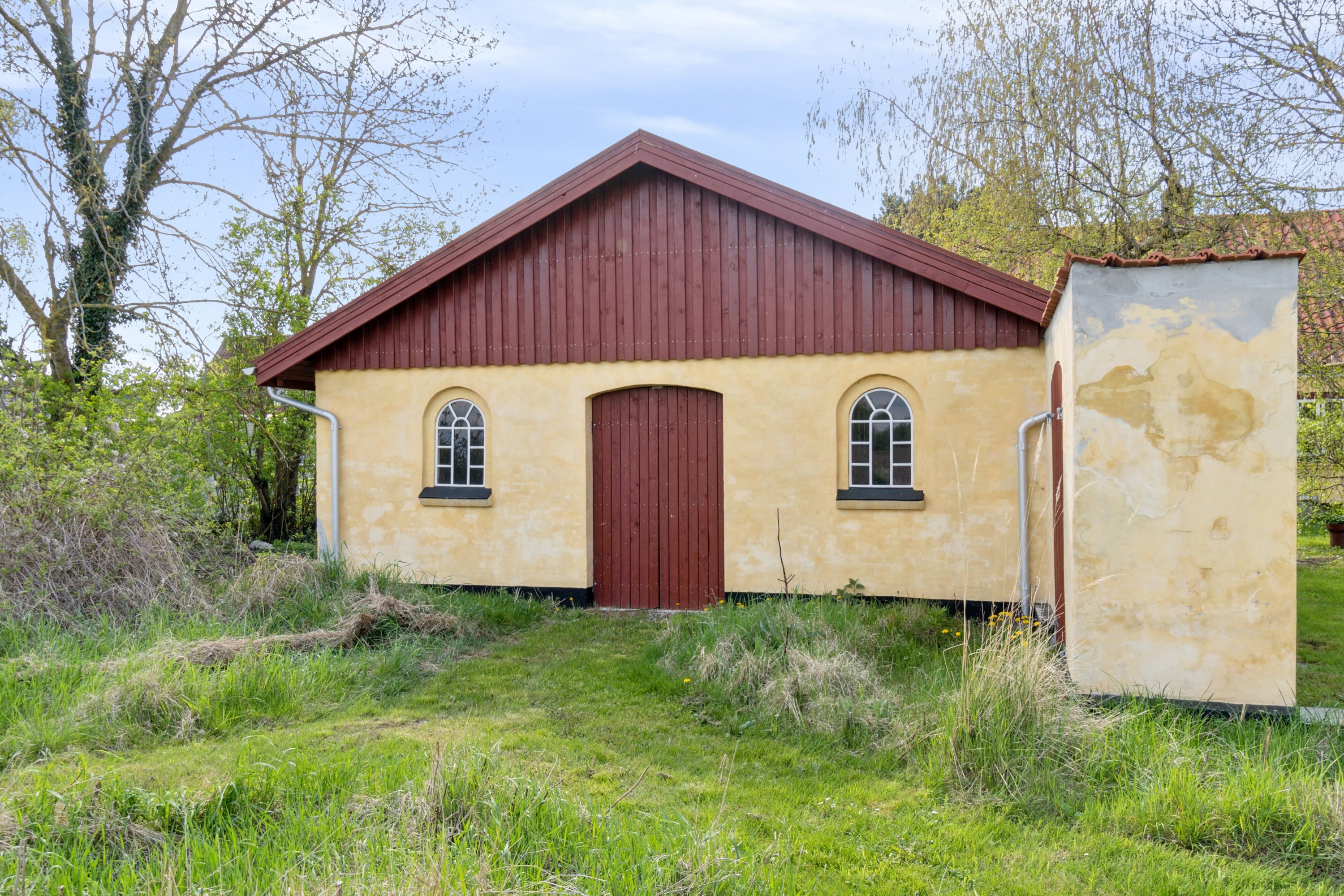 Fremhævet set fra haven billede i fuldskærmstilstand. Billede af Hesselbyvej 23A, 4230 Skælskør