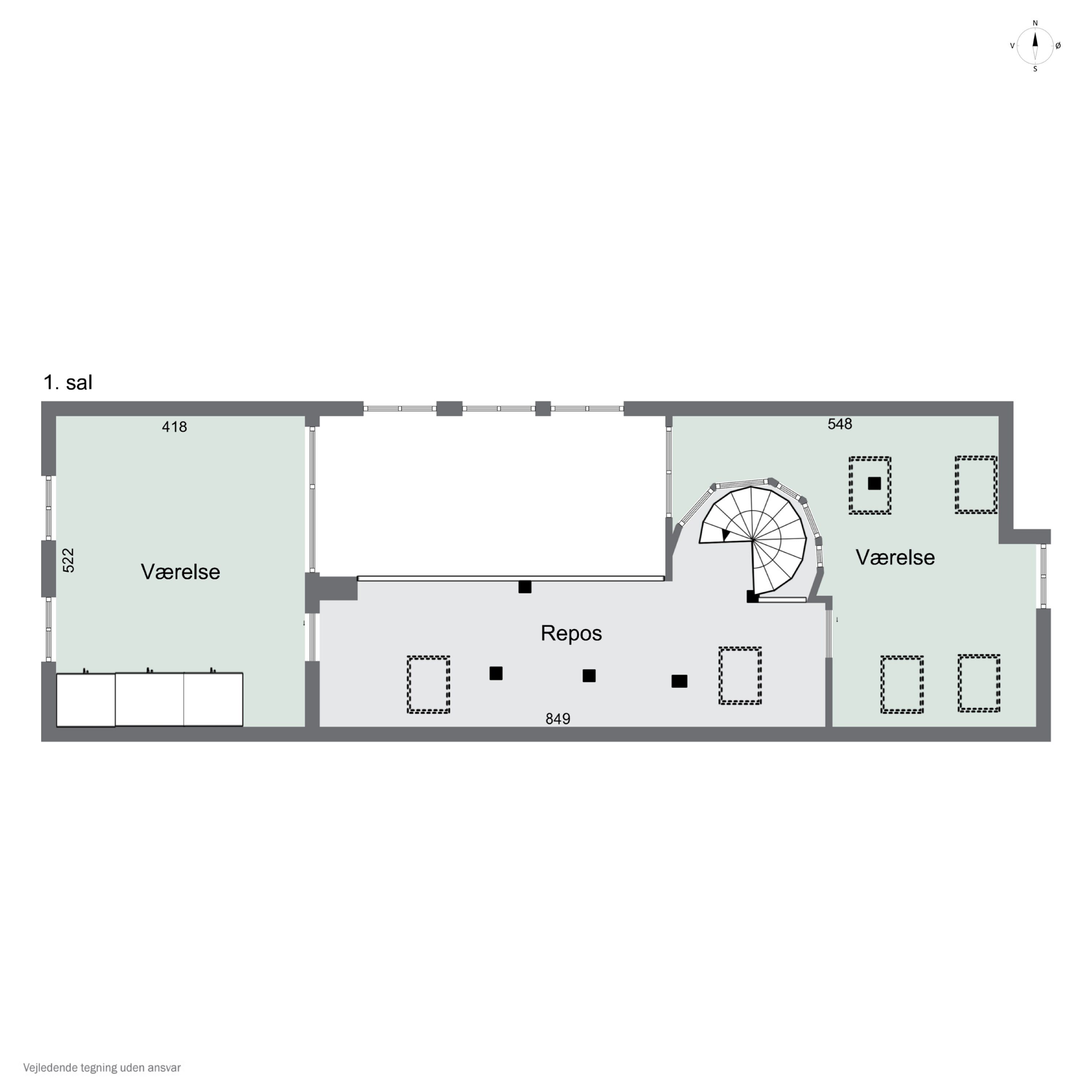 Plantegninger billede af Hesselbyvej 23A, 4230 Skælskør