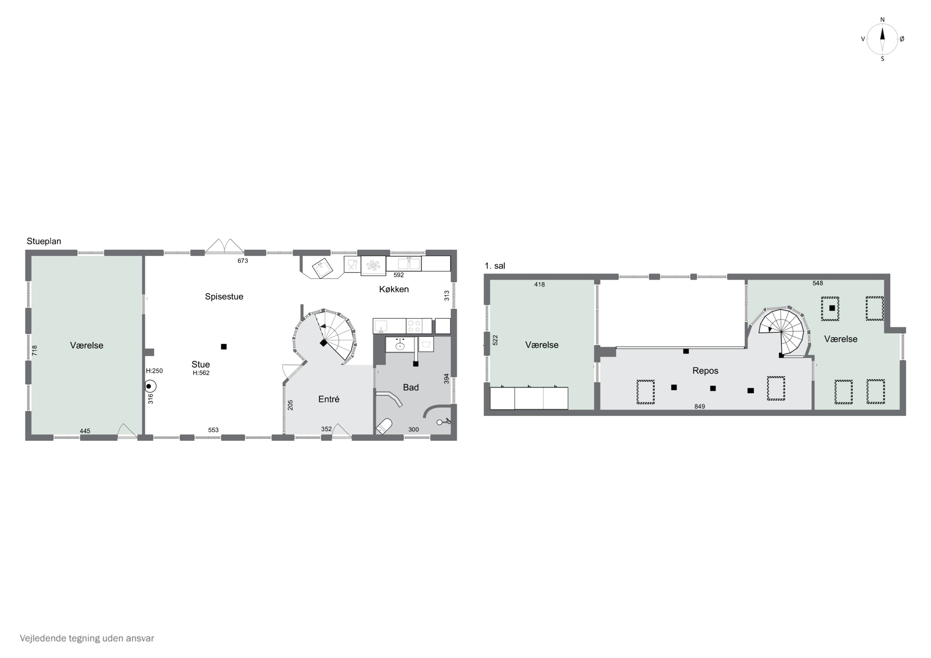 Plantegninger billede af Hesselbyvej 23A, 4230 Skælskør