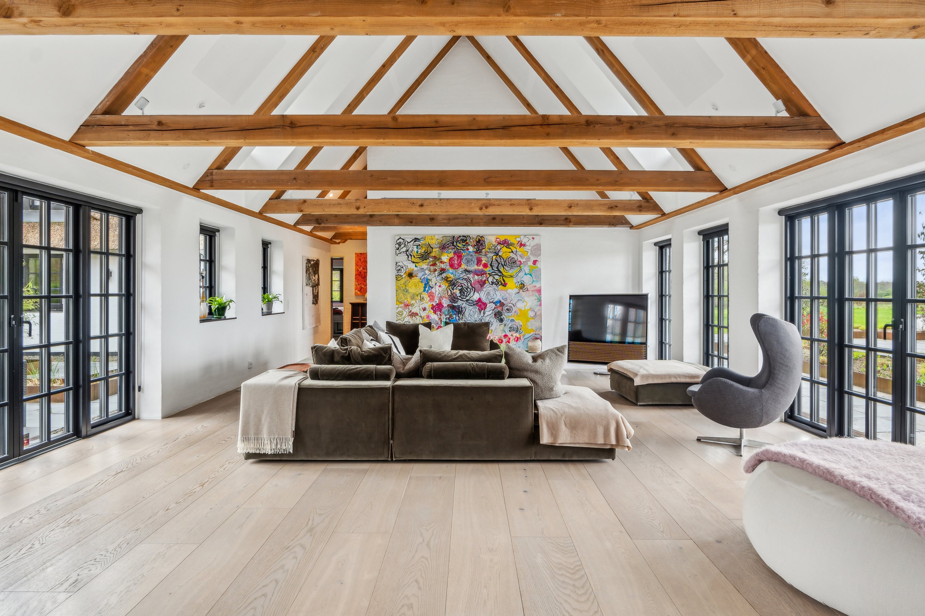 Fremhævet stue billede i fuldskærmstilstand. Billede af Vejrupvej 53, Vejrup, 5464 Brenderup Fyn