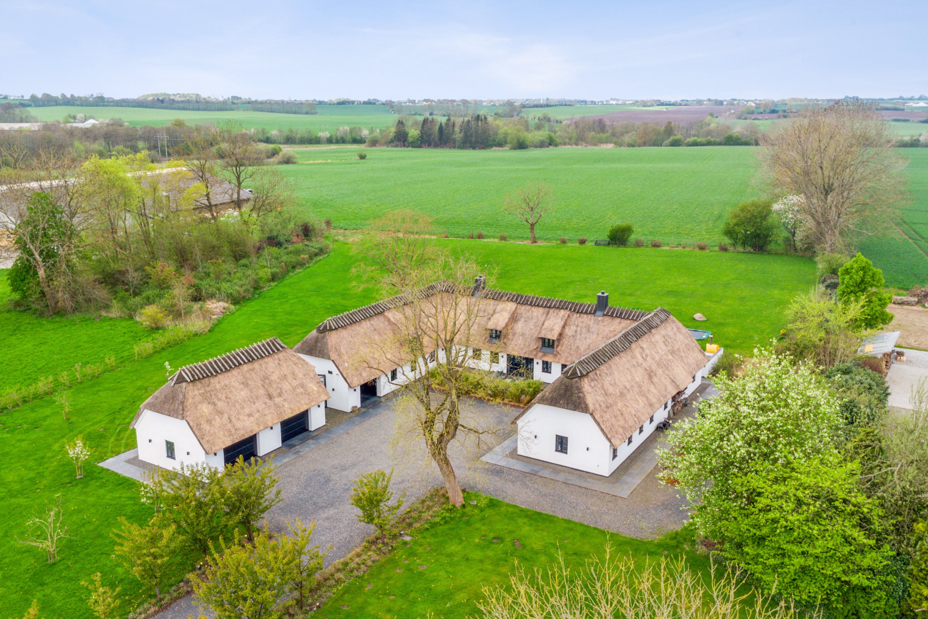 Fremhævet luftfoto billede i fuldskærmstilstand. Billede af Vejrupvej 53, Vejrup, 5464 Brenderup Fyn