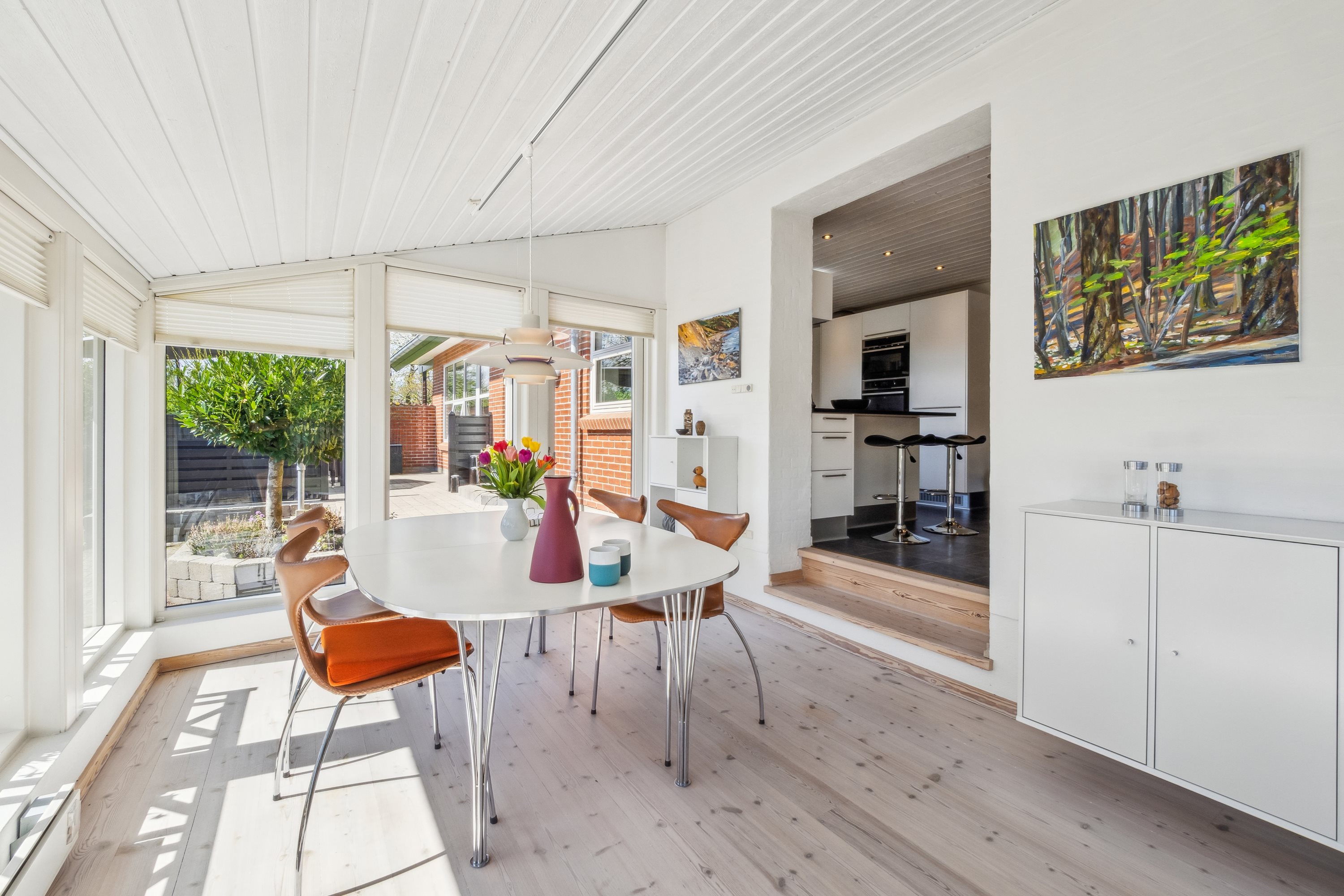 Fremhævet stue billede i fuldskærmstilstand. Billede af Blåbærvej 30, Faarup, 7900 Nykøbing M