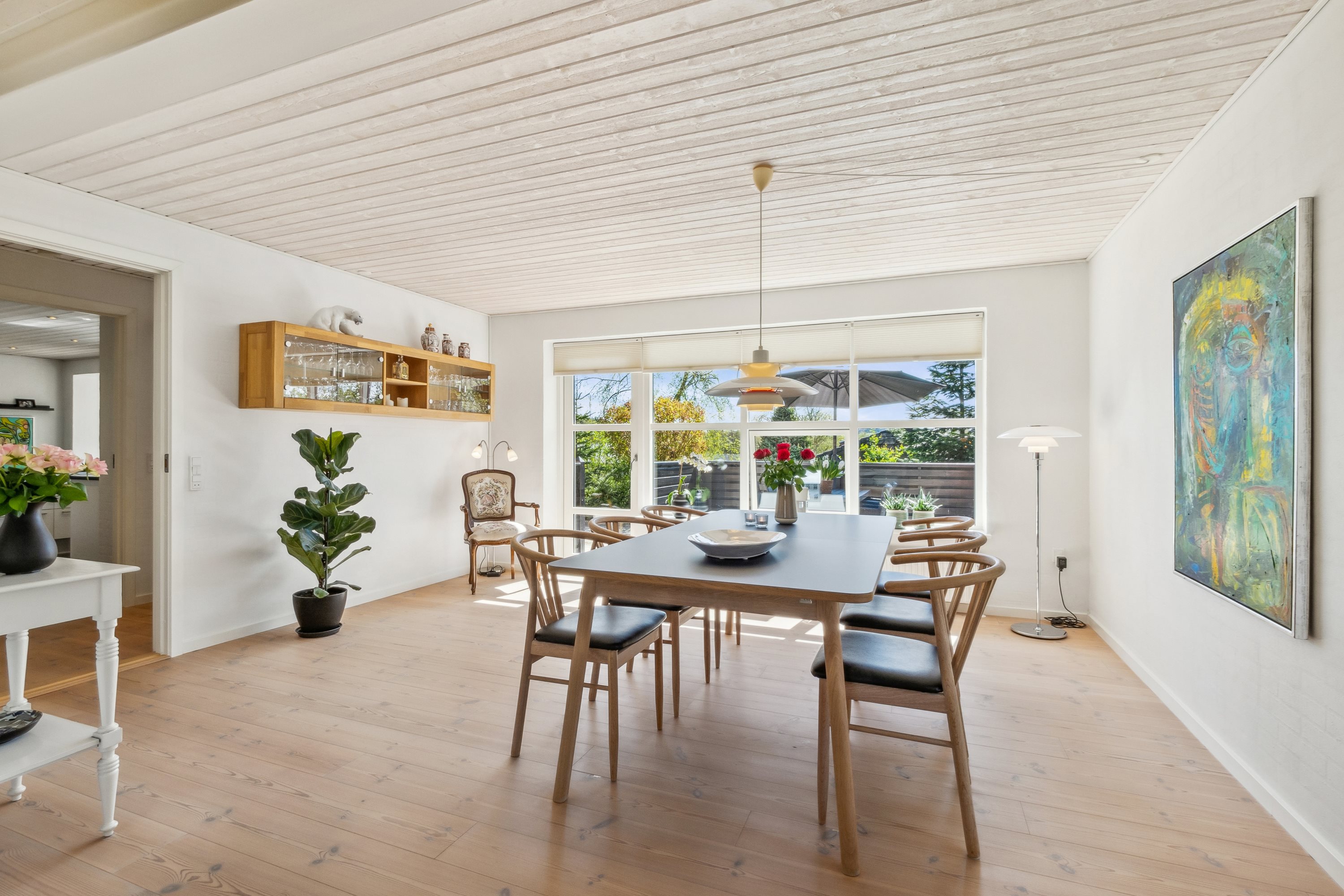 Fremhævet stue billede i fuldskærmstilstand. Billede af Blåbærvej 30, Faarup, 7900 Nykøbing M