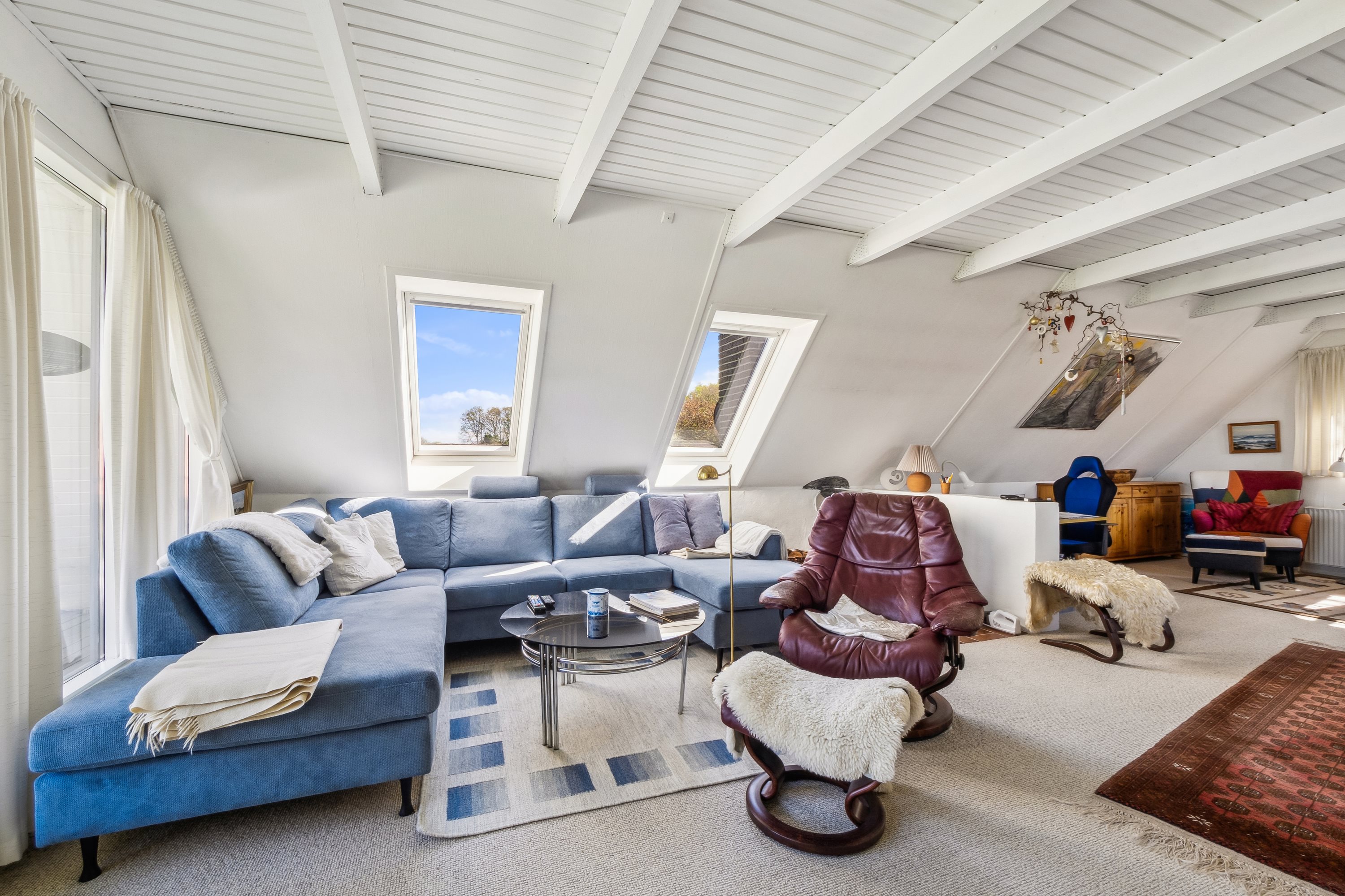 Fremhævet stue billede i fuldskærmstilstand. Billede af Klosterbugten 13+17, 7900 Nykøbing M