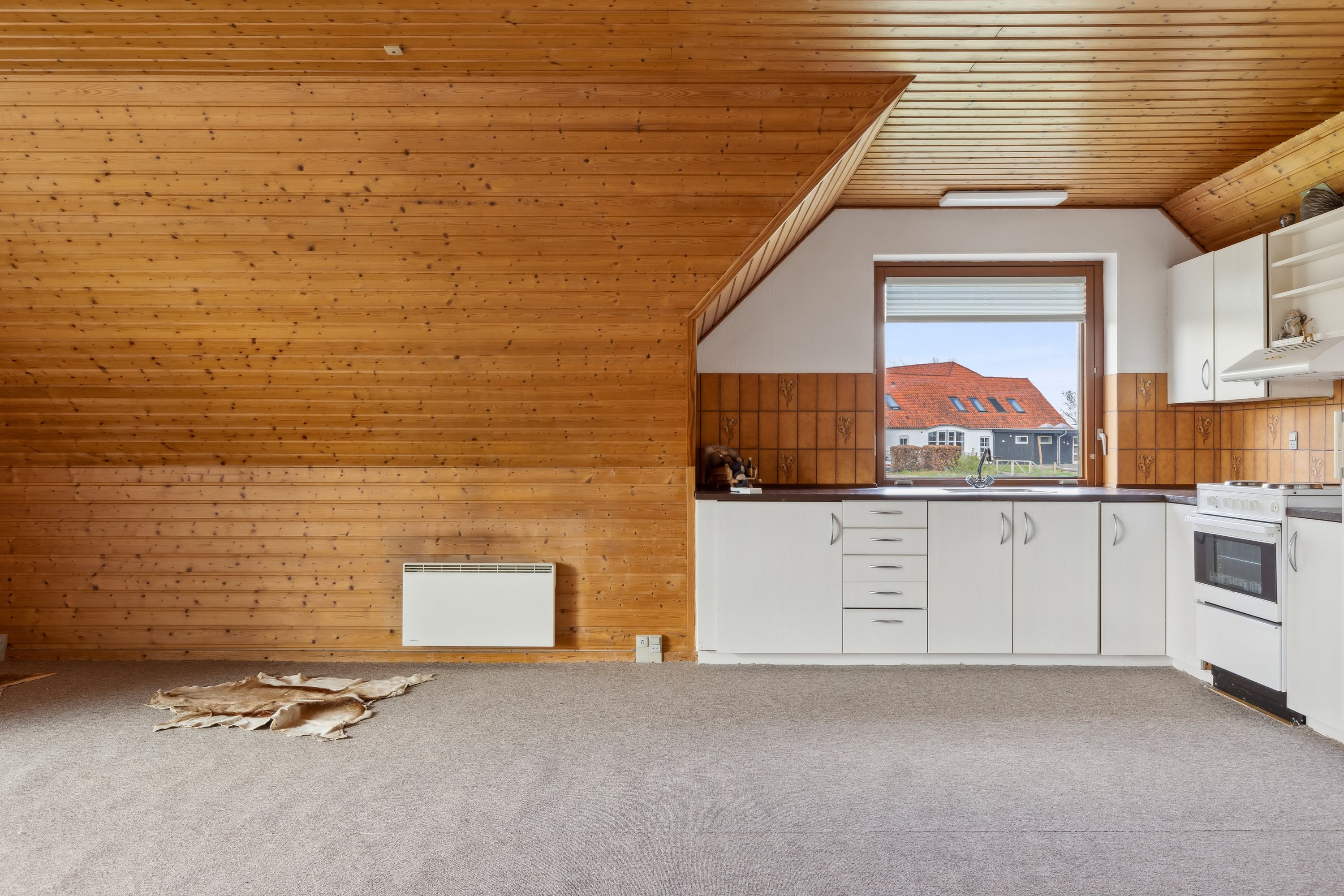 Fremhævet køkken/alrum billede i fuldskærmstilstand. Billede af Vesterbjergvej 3, 4460 Snertinge