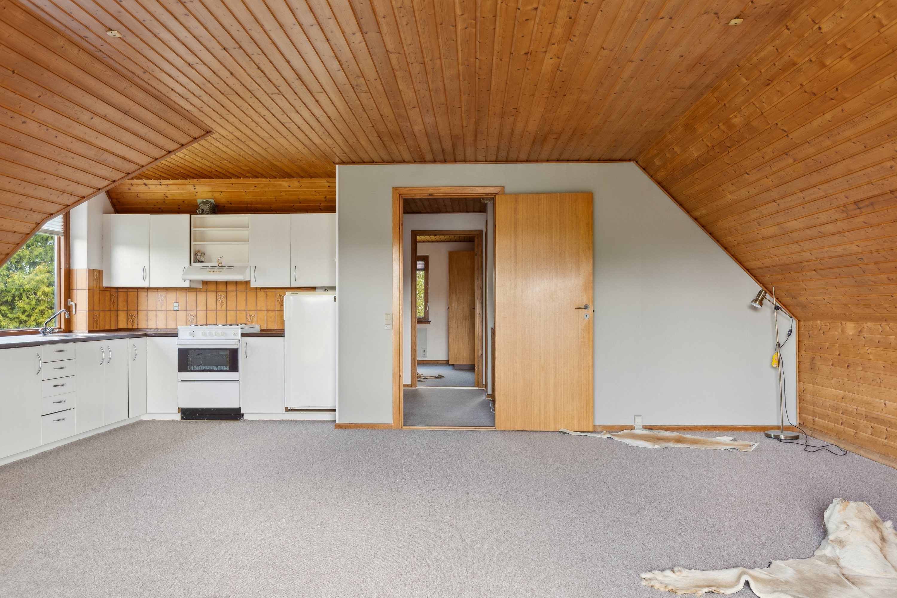 Fremhævet køkken/alrum billede i fuldskærmstilstand. Billede af Vesterbjergvej 3, 4460 Snertinge