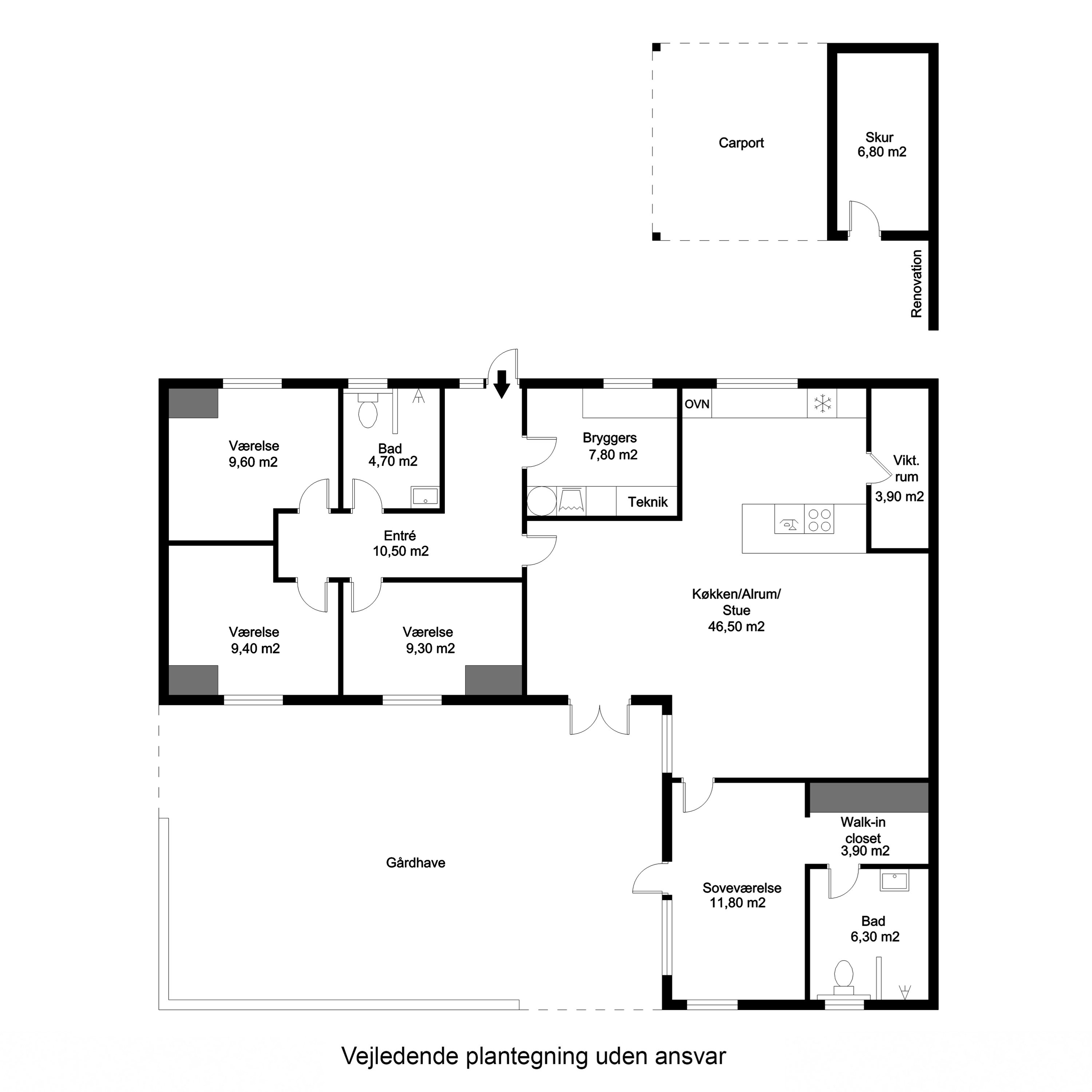 Plantegninger billede af Natskyggen 26, 7190 Billund