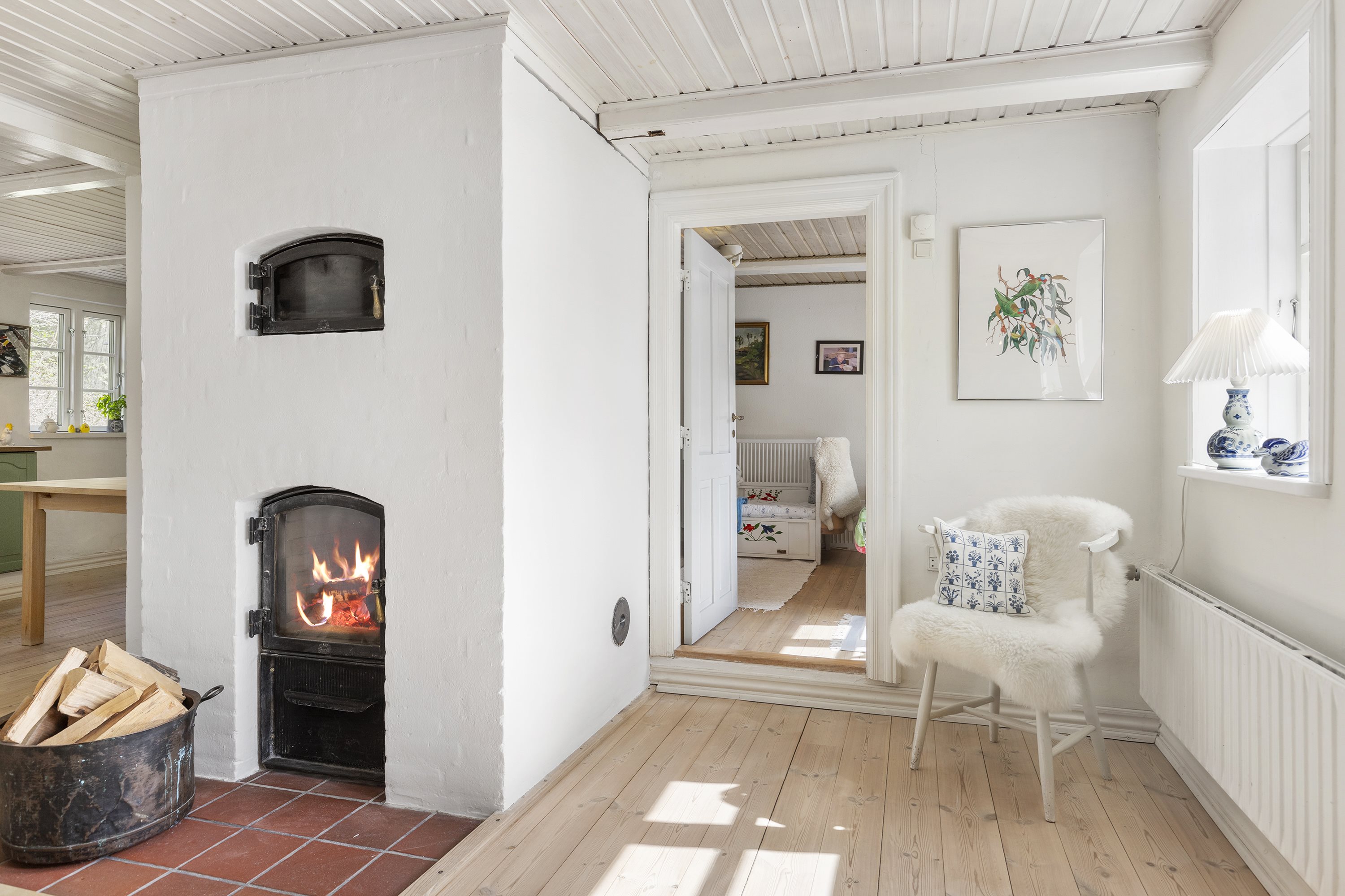 Fremhævet stue billede i fuldskærmstilstand. Billede af Granvænget 25, Bjergby, 9800 Hjørring