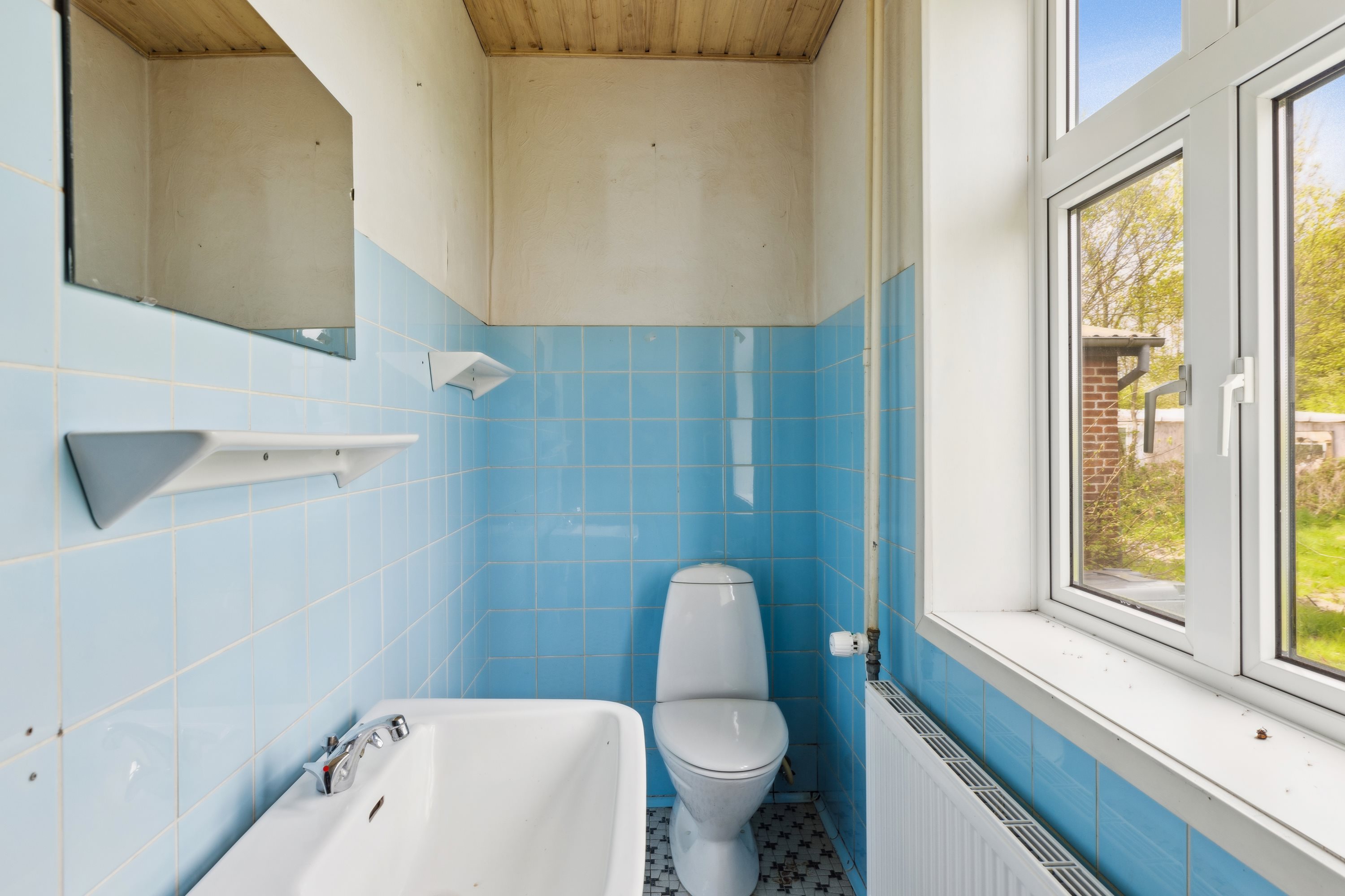 Fremhævet badeværelse billede i fuldskærmstilstand. Billede af Råhedevej 20, Råhede, 6760 Ribe