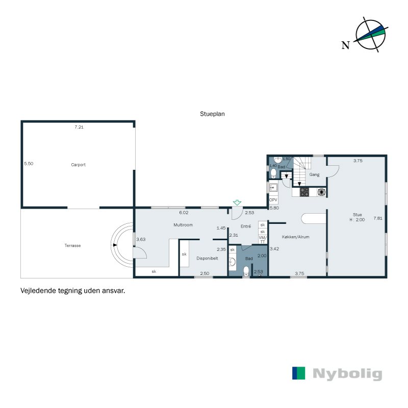 Plantegninger billede af Baungårdsvej 10, 6600 Vejen