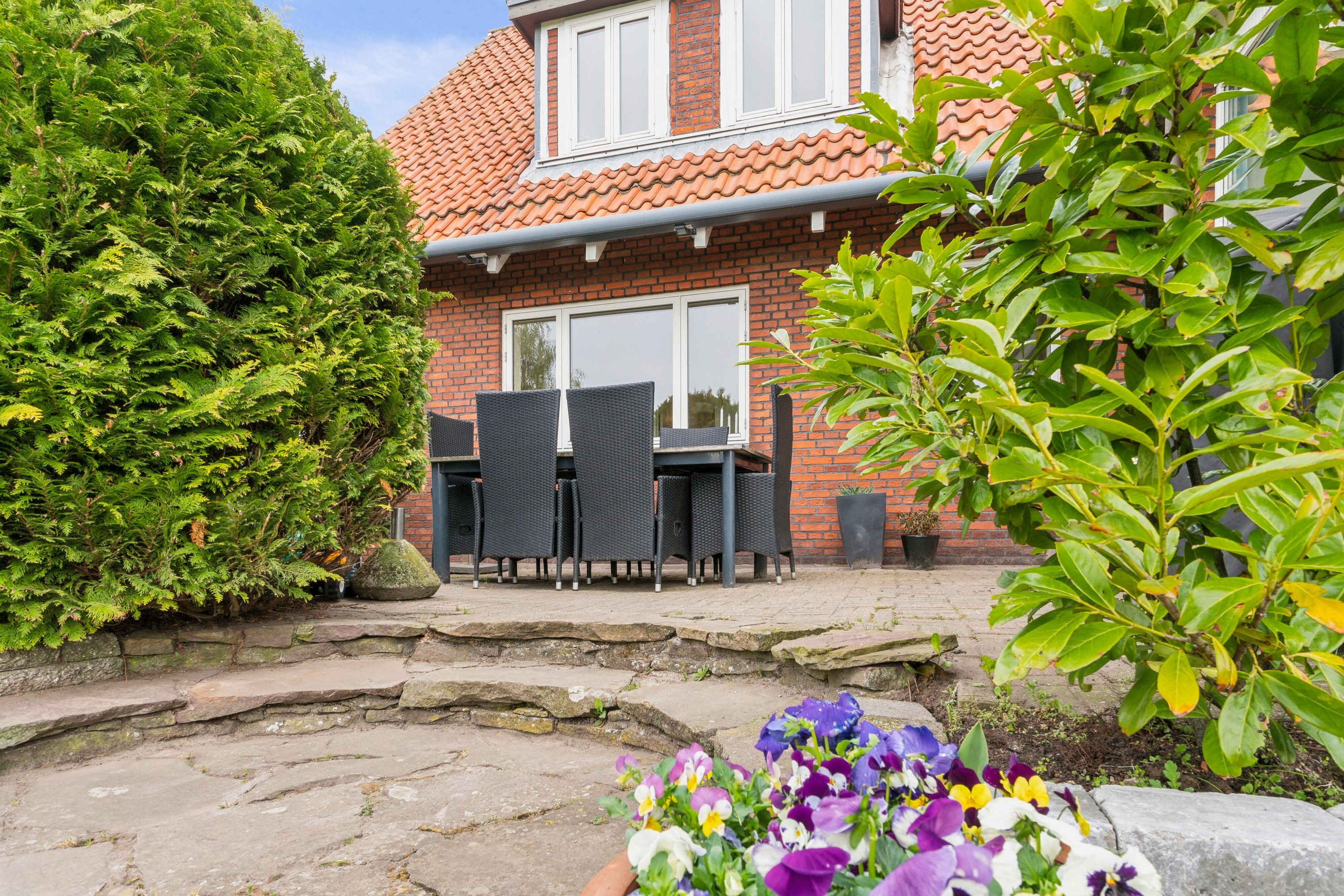 Fremhævet terrasse billede i fuldskærmstilstand. Billede af Nyborgvej 25, 5863 Ferritslev Fyn