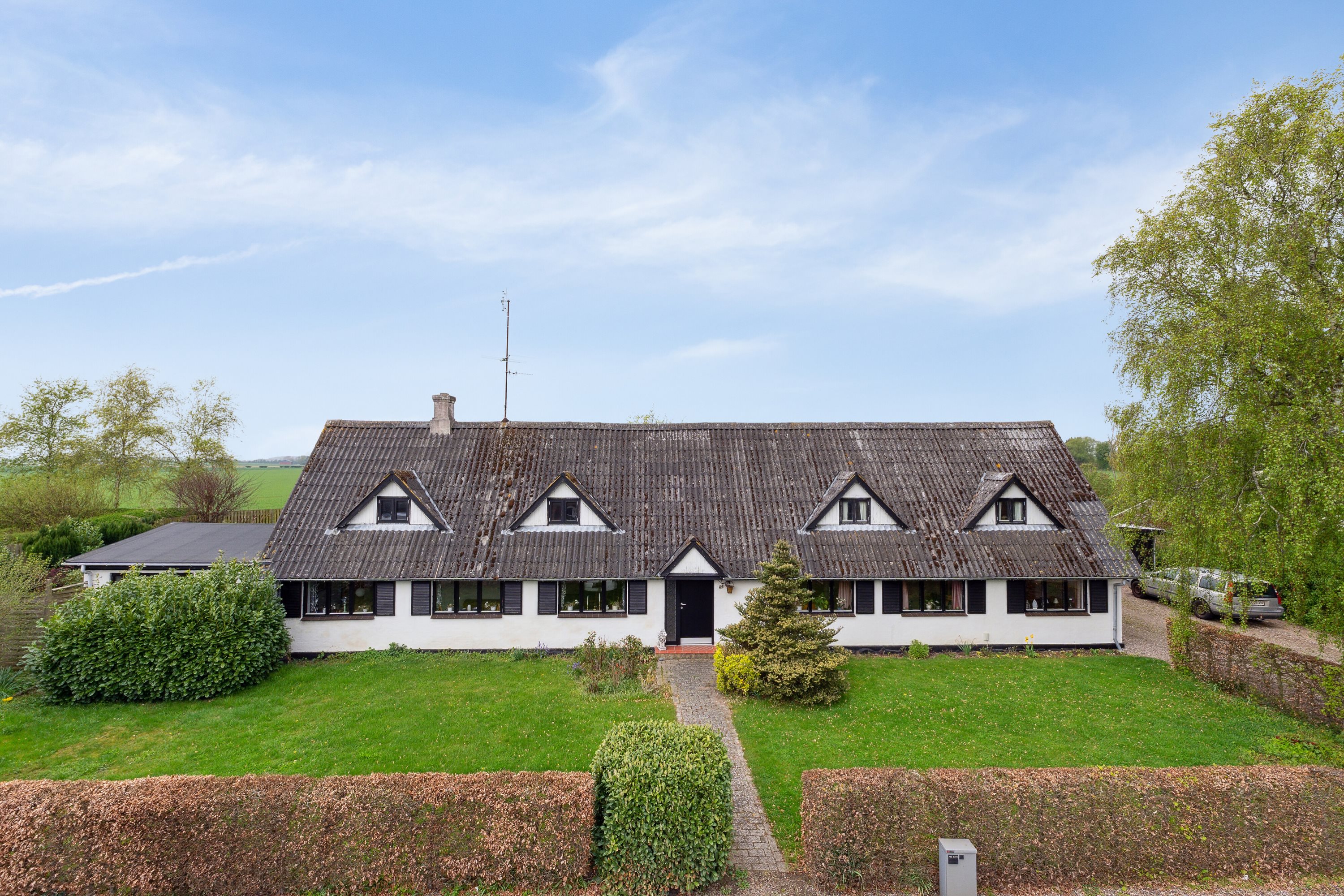 Miniaturebillede 1: set fra haven. Billede af Skovballevej 44, Tåsinge, 5700 Svendborg