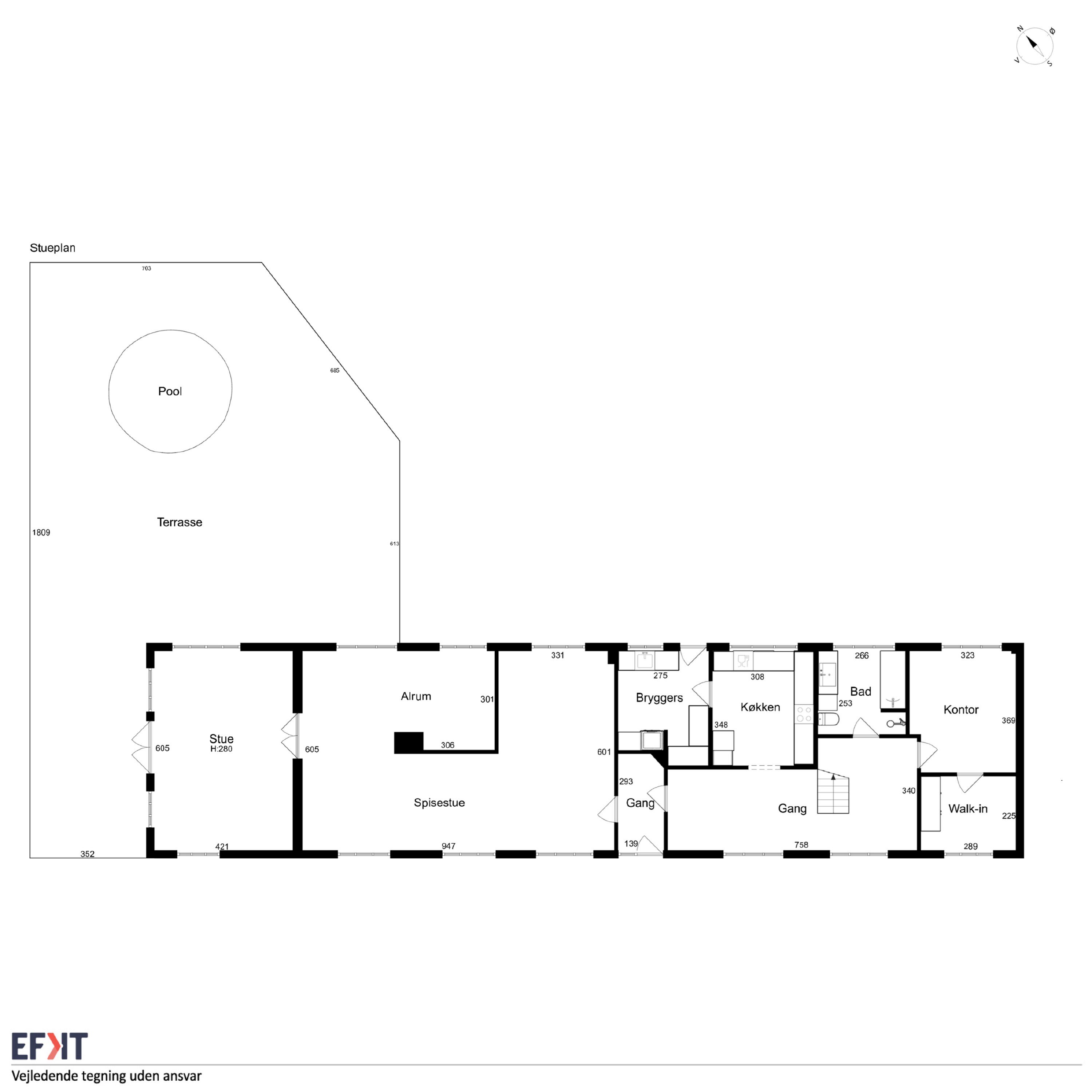 Plantegninger billede af Skovballevej 44, Tåsinge, 5700 Svendborg