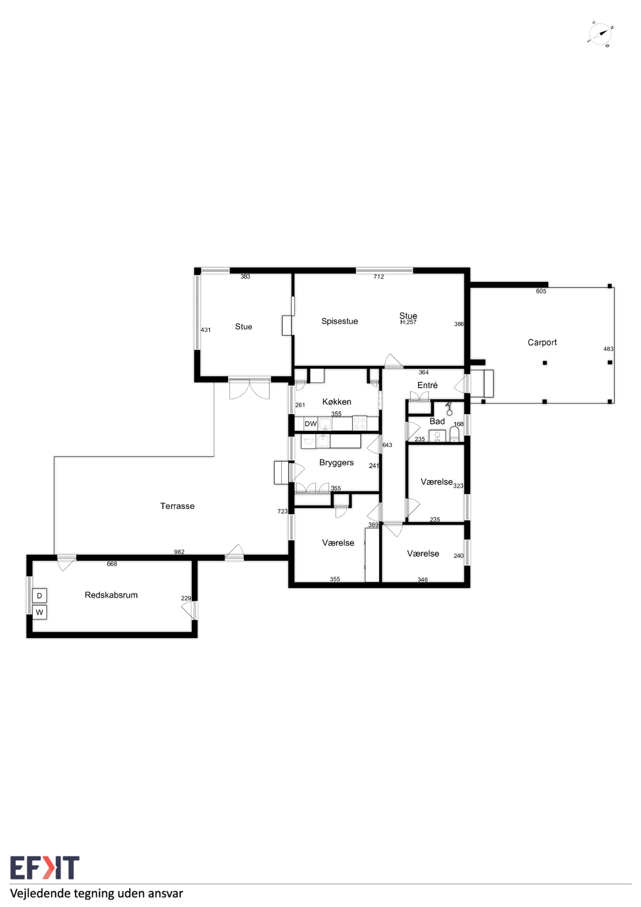 Plantegninger billede af Sangdrosselvej 7, Tåsinge, 5700 Svendborg
