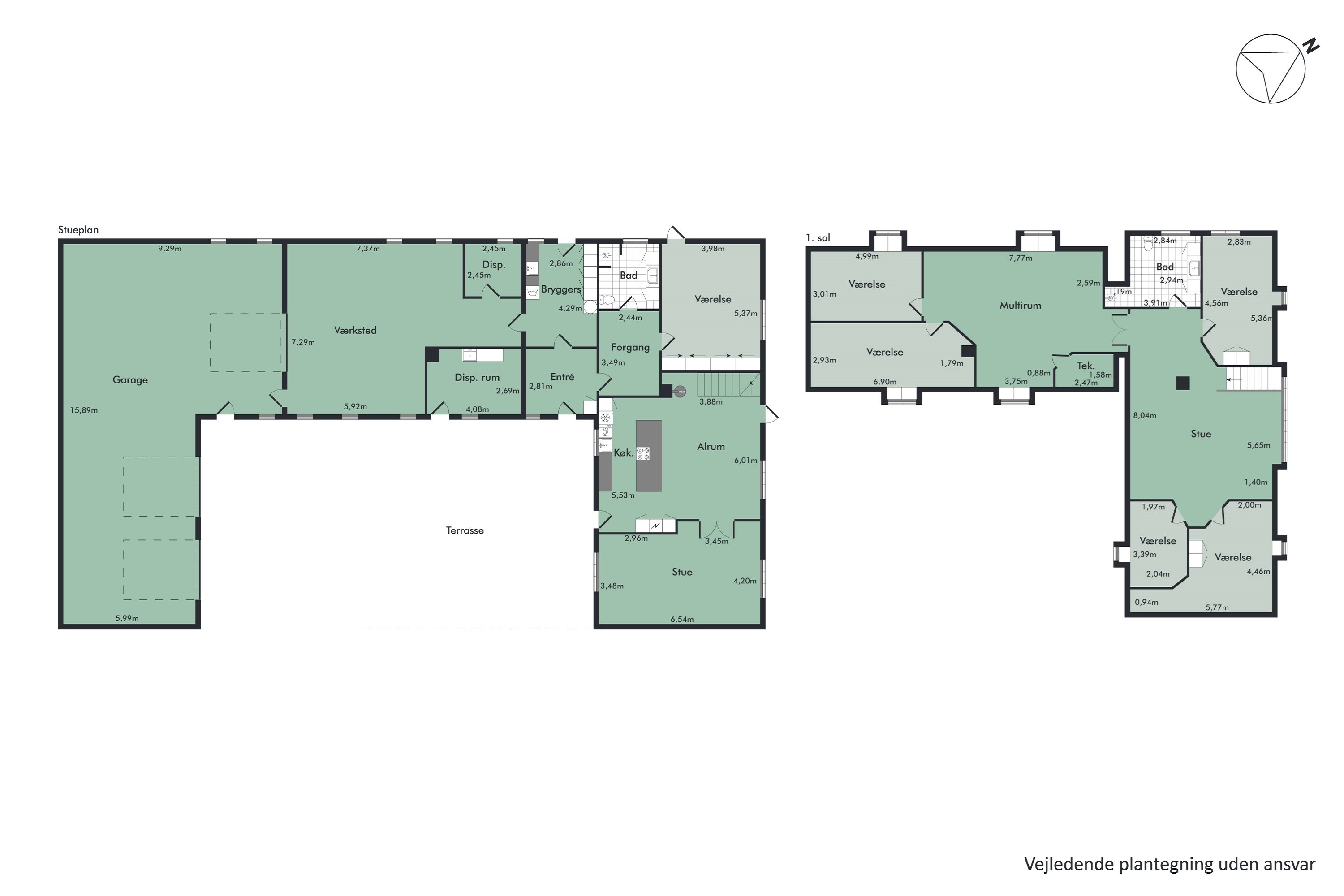 Plantegninger billede af Viborgvej 316, Korsbakken, 7840 Højslev