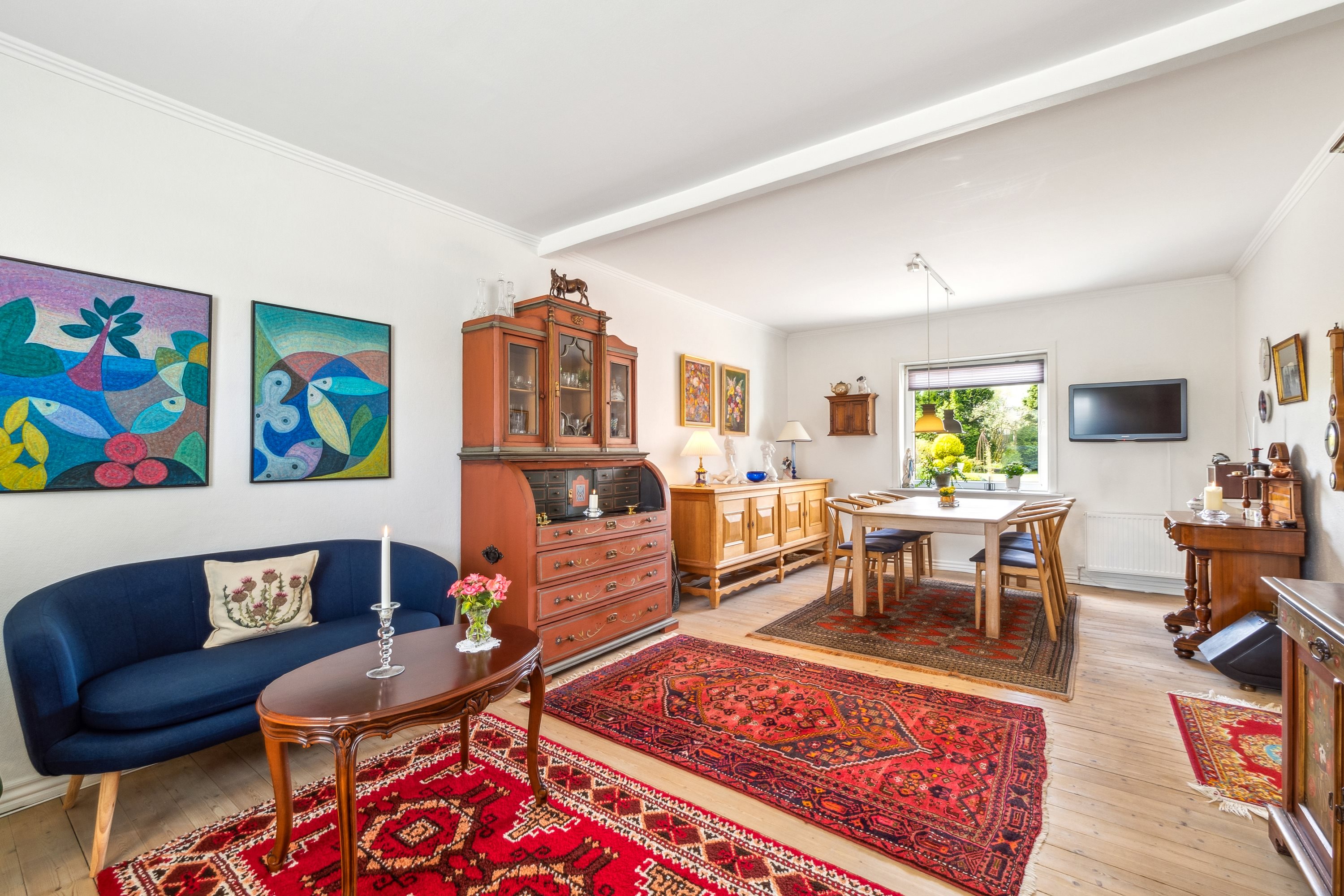 Fremhævet stue billede i fuldskærmstilstand. Billede af Brårupvej 76, 7800 Skive