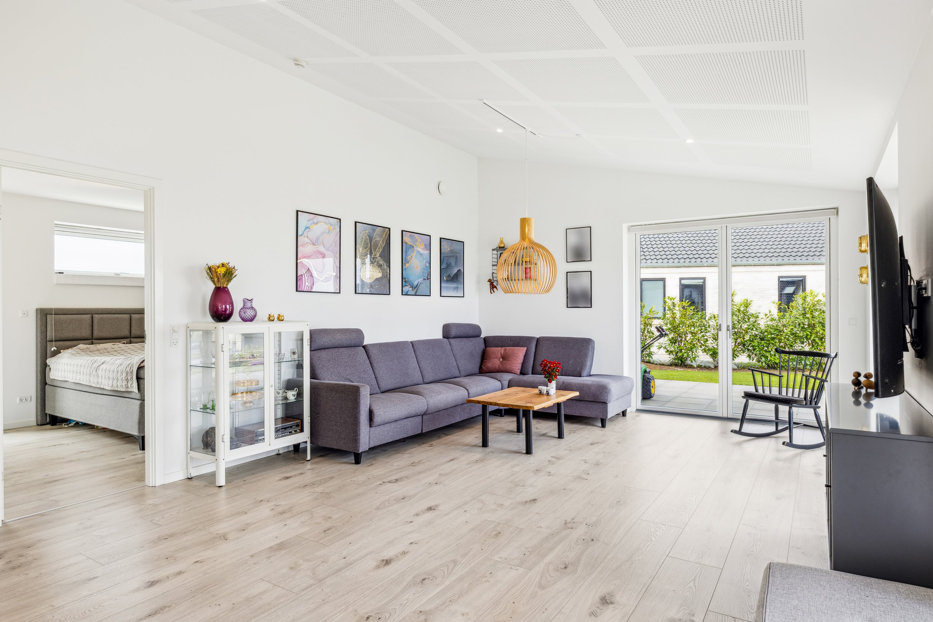 Fremhævet stue billede i fuldskærmstilstand. Billede af Kappelgårdparken 3, 8410 Rønde