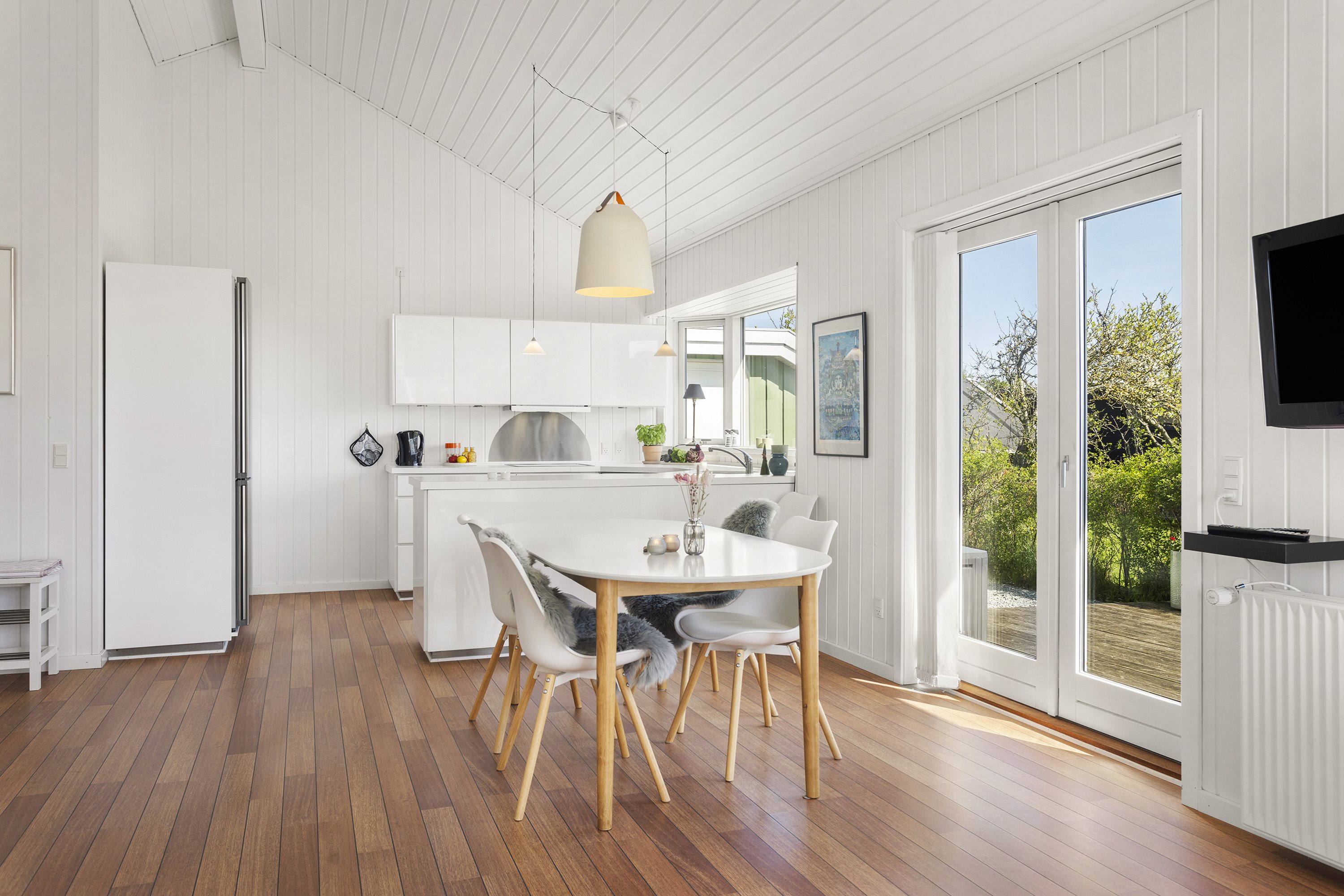 Fremhævet stue billede i fuldskærmstilstand. Billede af Maagevej 1, 9300 Sæby