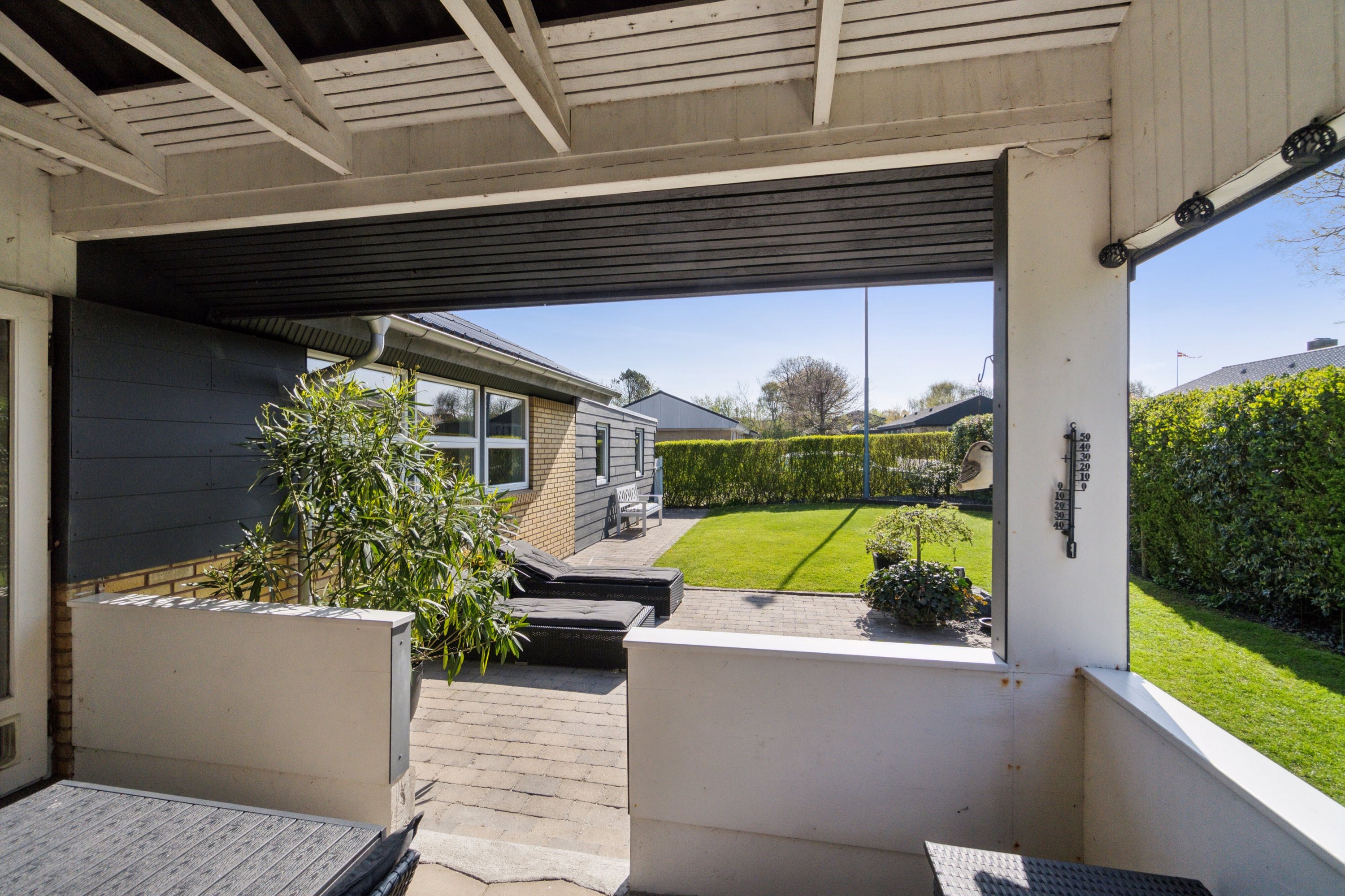 Fremhævet set fra vejen billede i fuldskærmstilstand. Billede af Højtofte 22, 7760 Hurup Thy