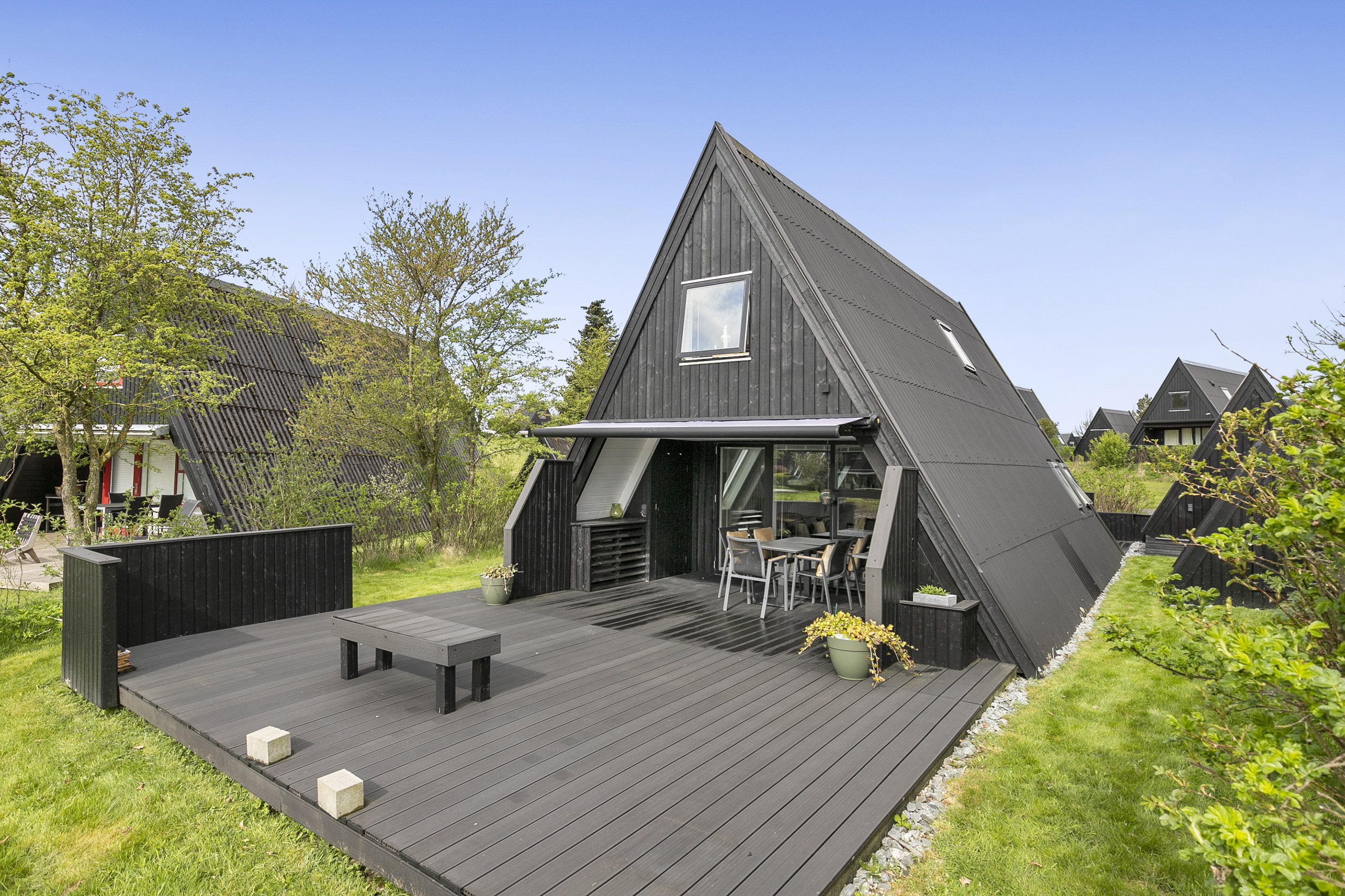 Fremhævet facade billede i fuldskærmstilstand. Billede af Golfsvinget 126, Gatten, 9640 Farsø