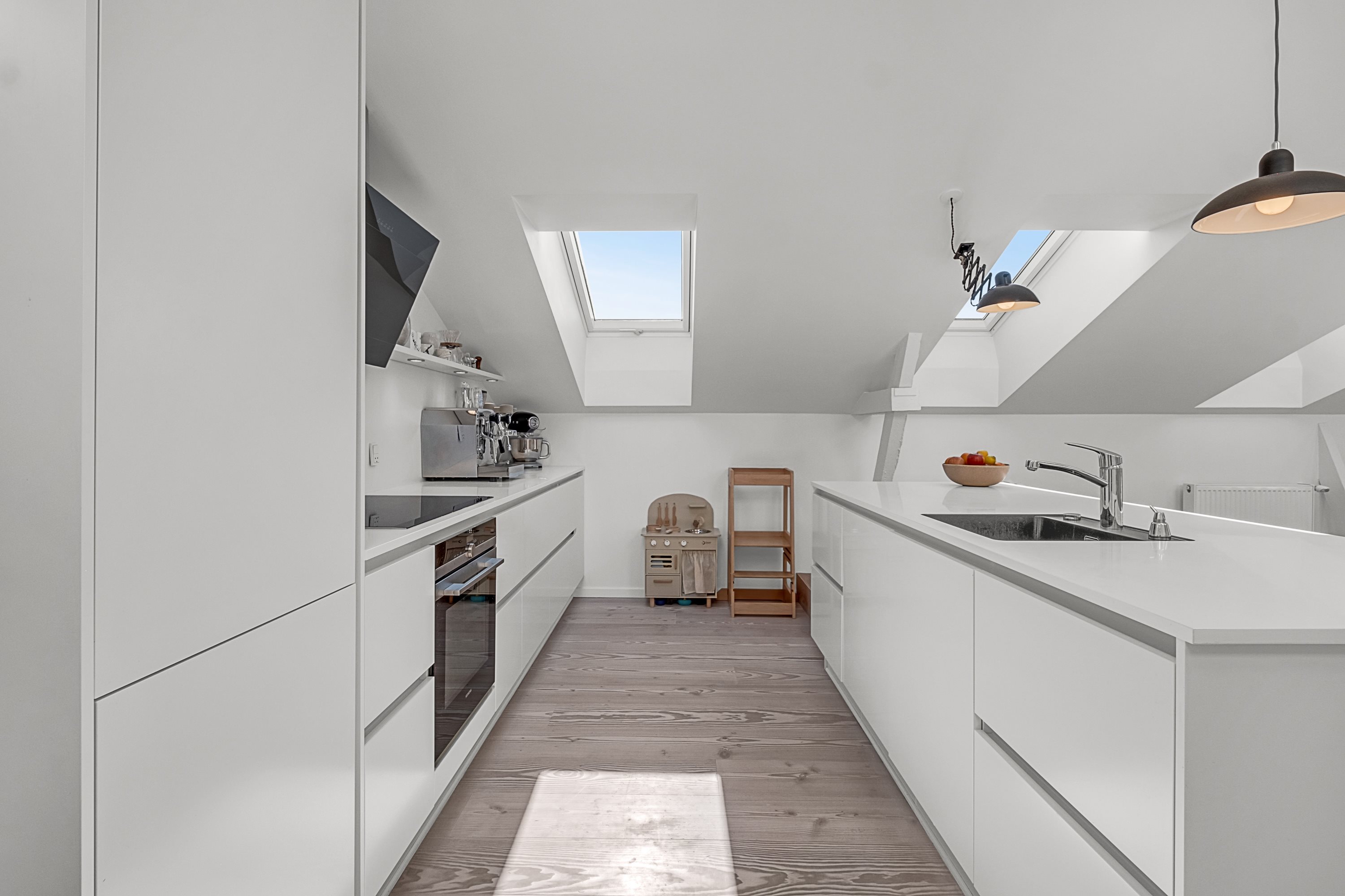 Fremhævet køkken billede i fuldskærmstilstand. Billede af Grønnegade 77B, 5. tv., 8000 Aarhus C