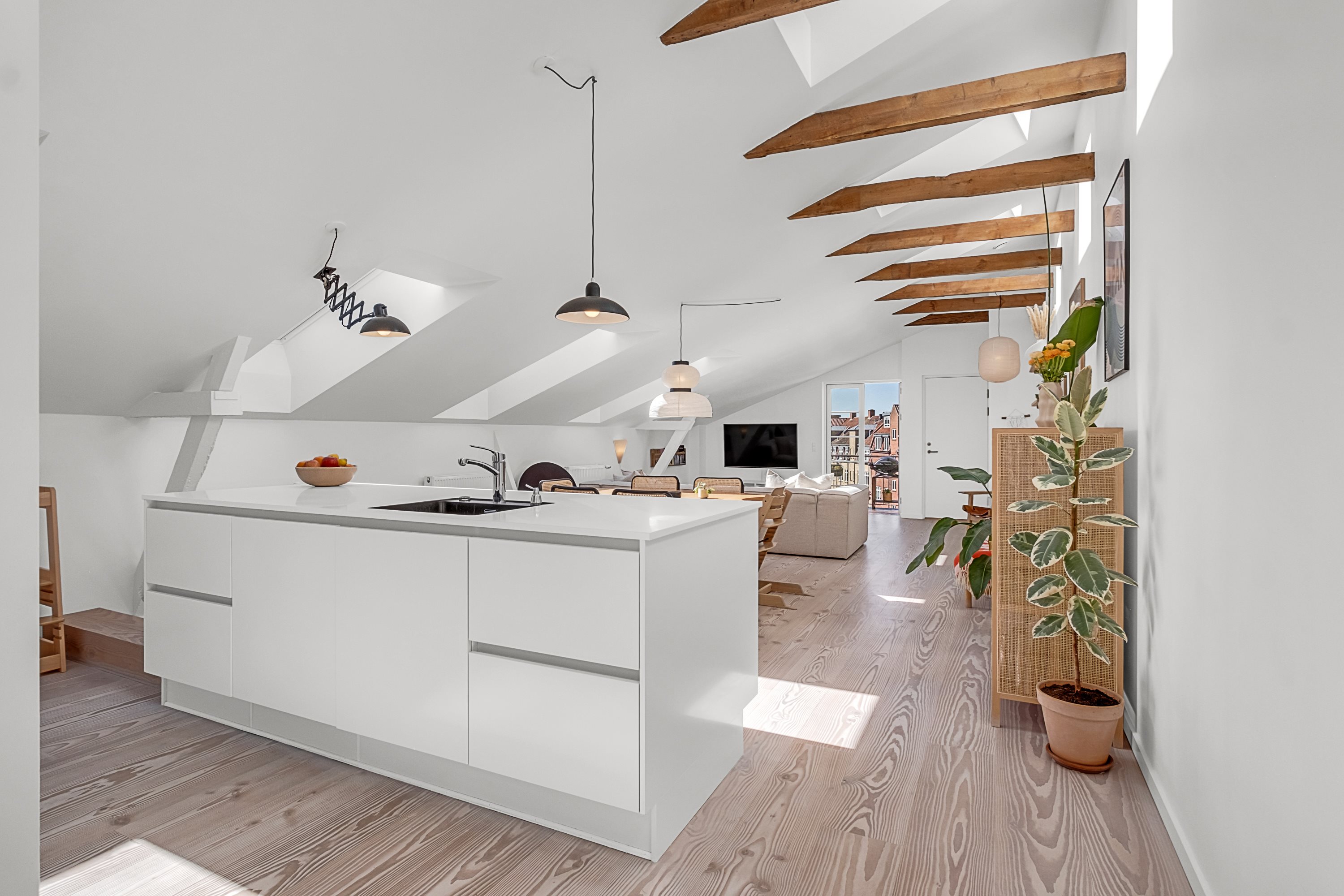 Fremhævet køkken alrum billede i fuldskærmstilstand. Billede af Grønnegade 77B, 5. tv., 8000 Aarhus C