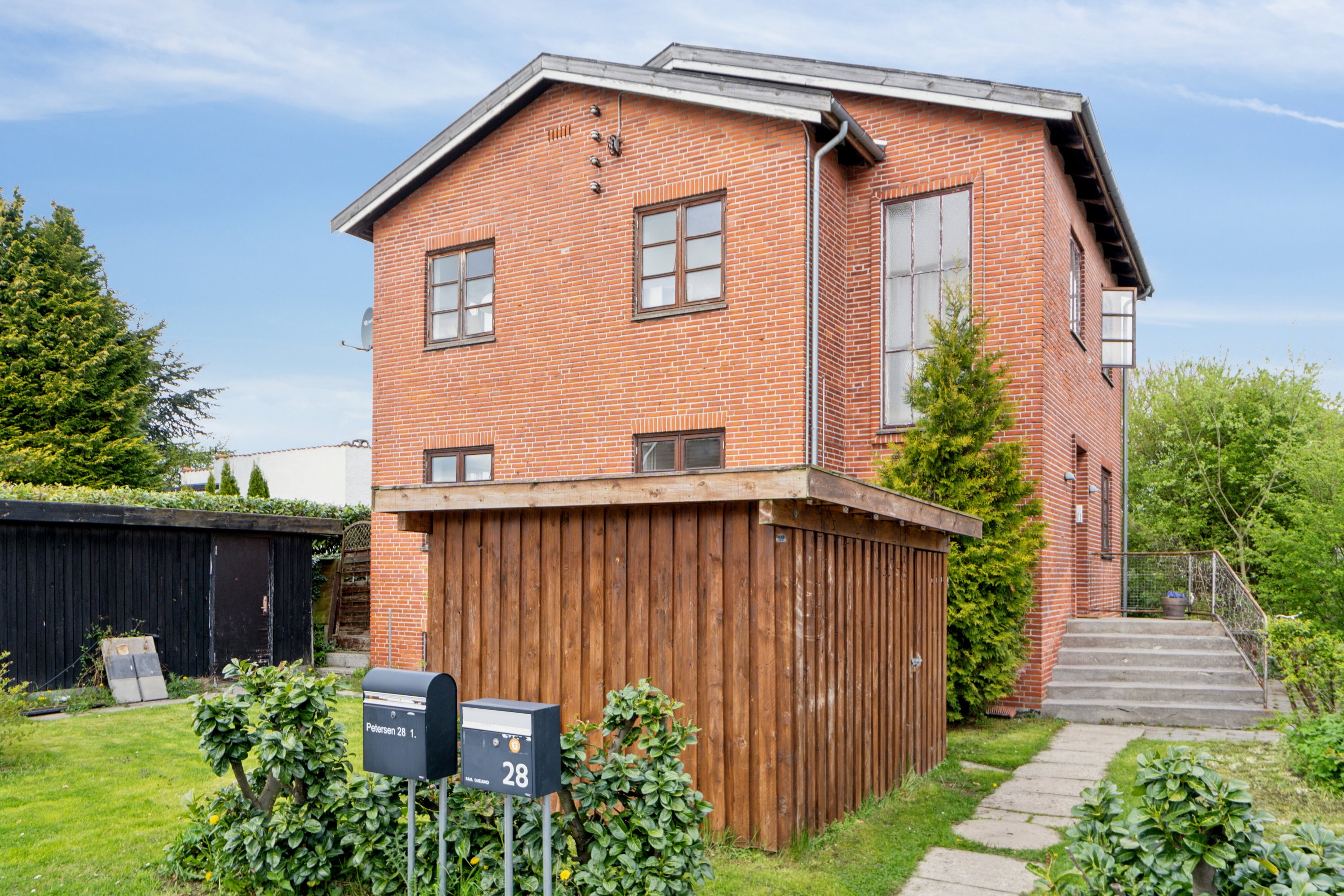 Miniaturebillede 2: set fra haven. Billede af Nørregårdsvej 28, 1., 2610 Rødovre