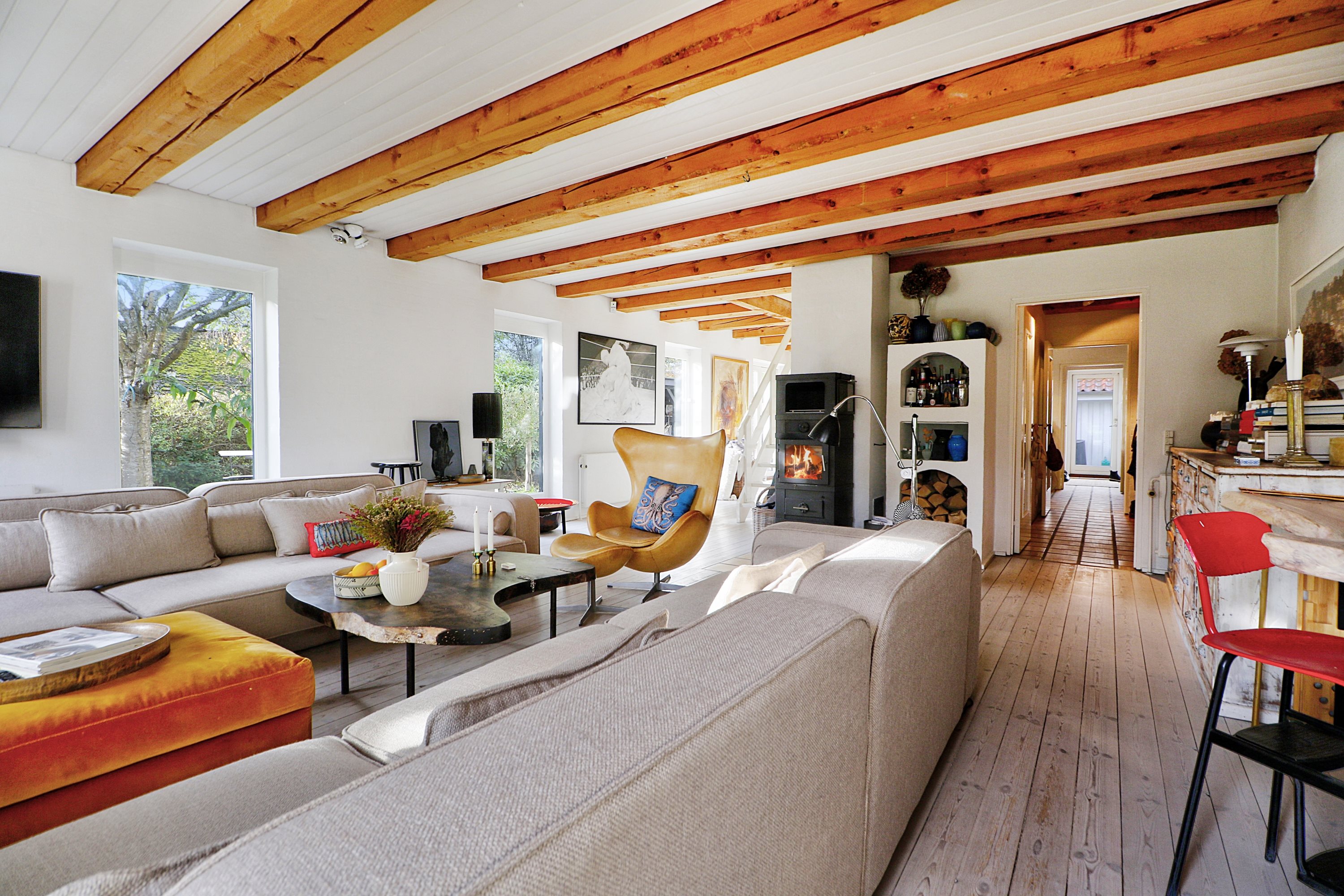 Fremhævet stue billede i fuldskærmstilstand. Billede af Frederikkevej 10, 3050 Humlebæk