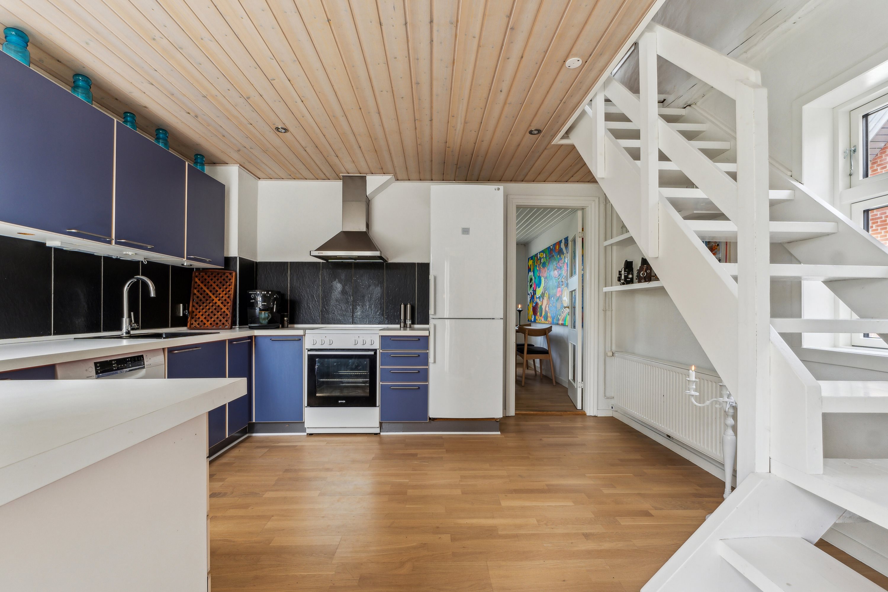 Fremhævet køkken billede i fuldskærmstilstand. Billede af Tom Knudsensvej 6, Lohals, 5953 Tranekær