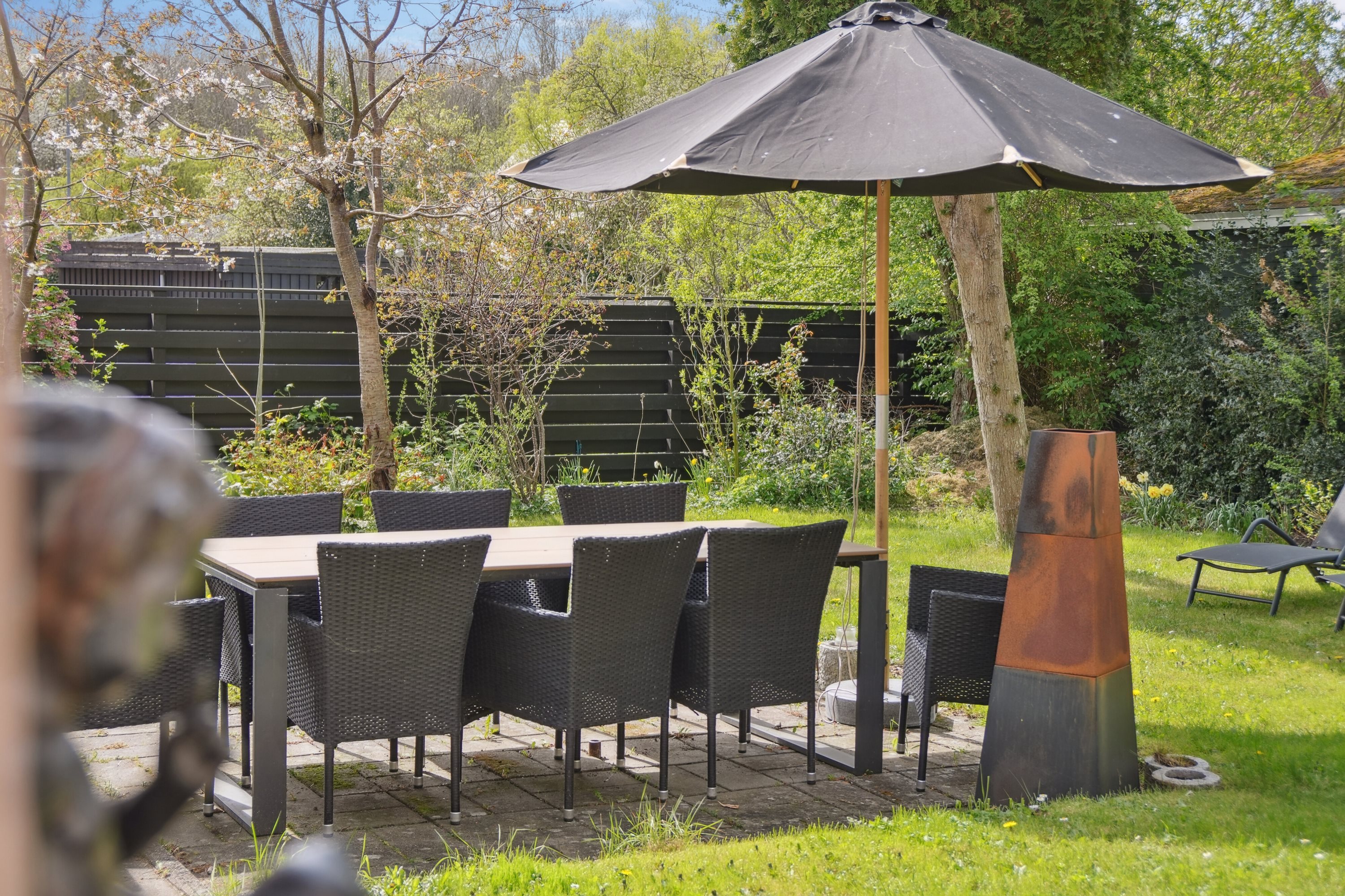 Fremhævet overdækket terrasse billede i fuldskærmstilstand. Billede af Tom Knudsensvej 6, Lohals, 5953 Tranekær