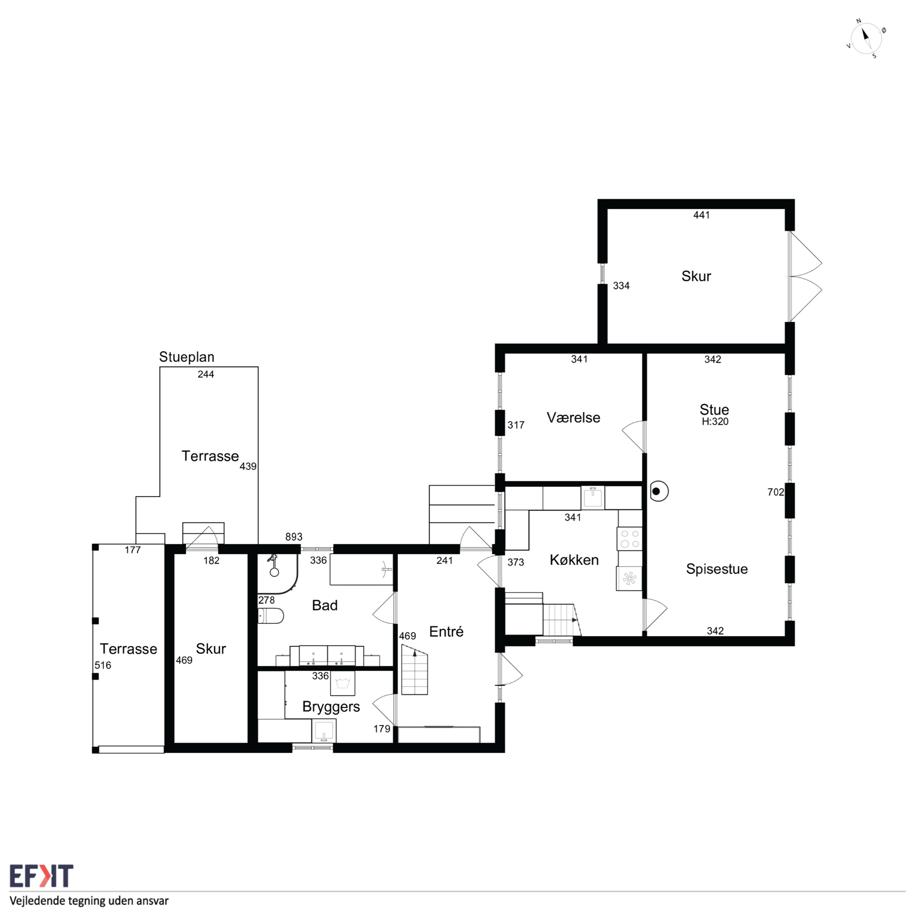 Plantegninger billede af Tom Knudsensvej 6, Lohals, 5953 Tranekær