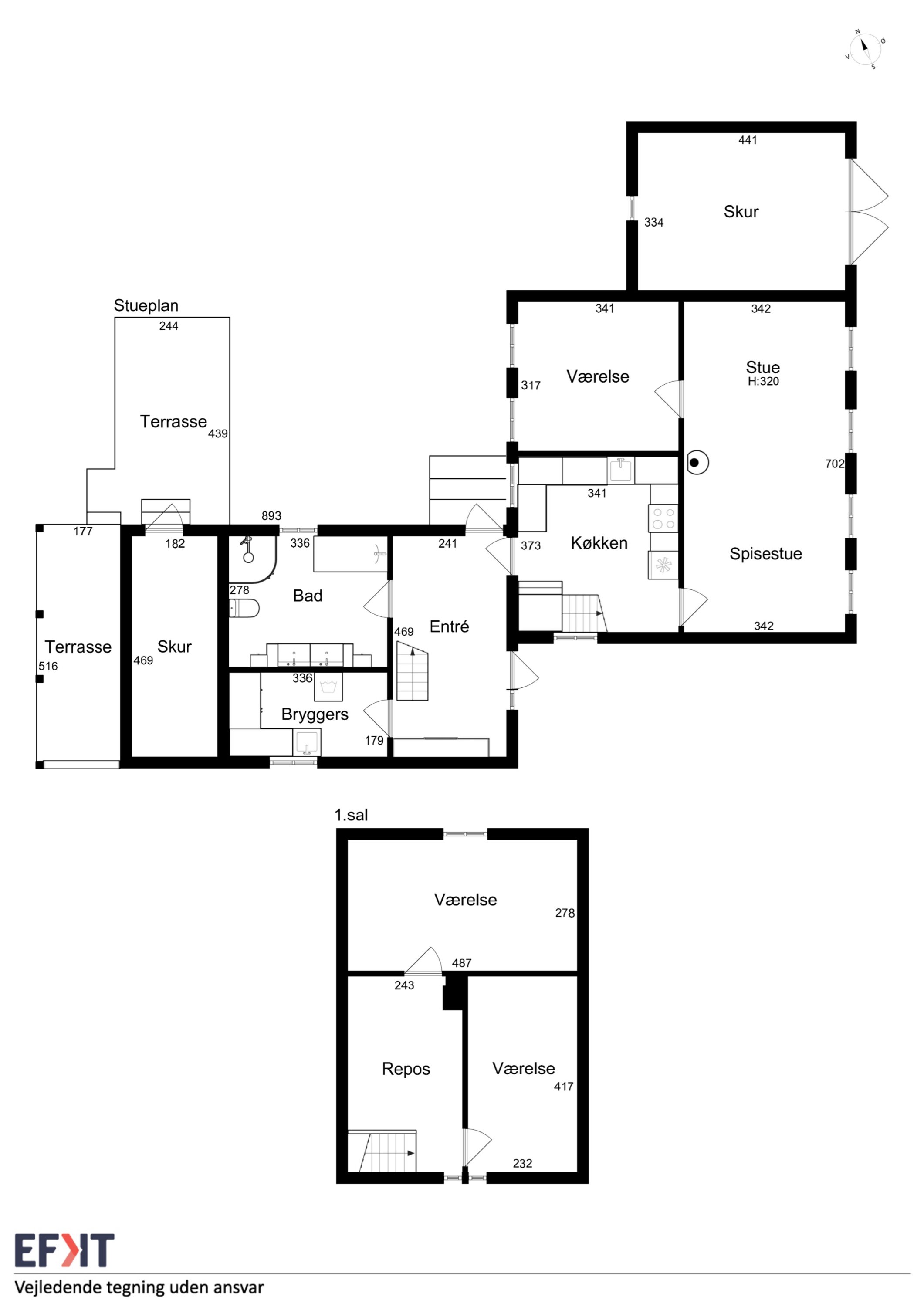 Plantegninger billede af Tom Knudsensvej 6, Lohals, 5953 Tranekær