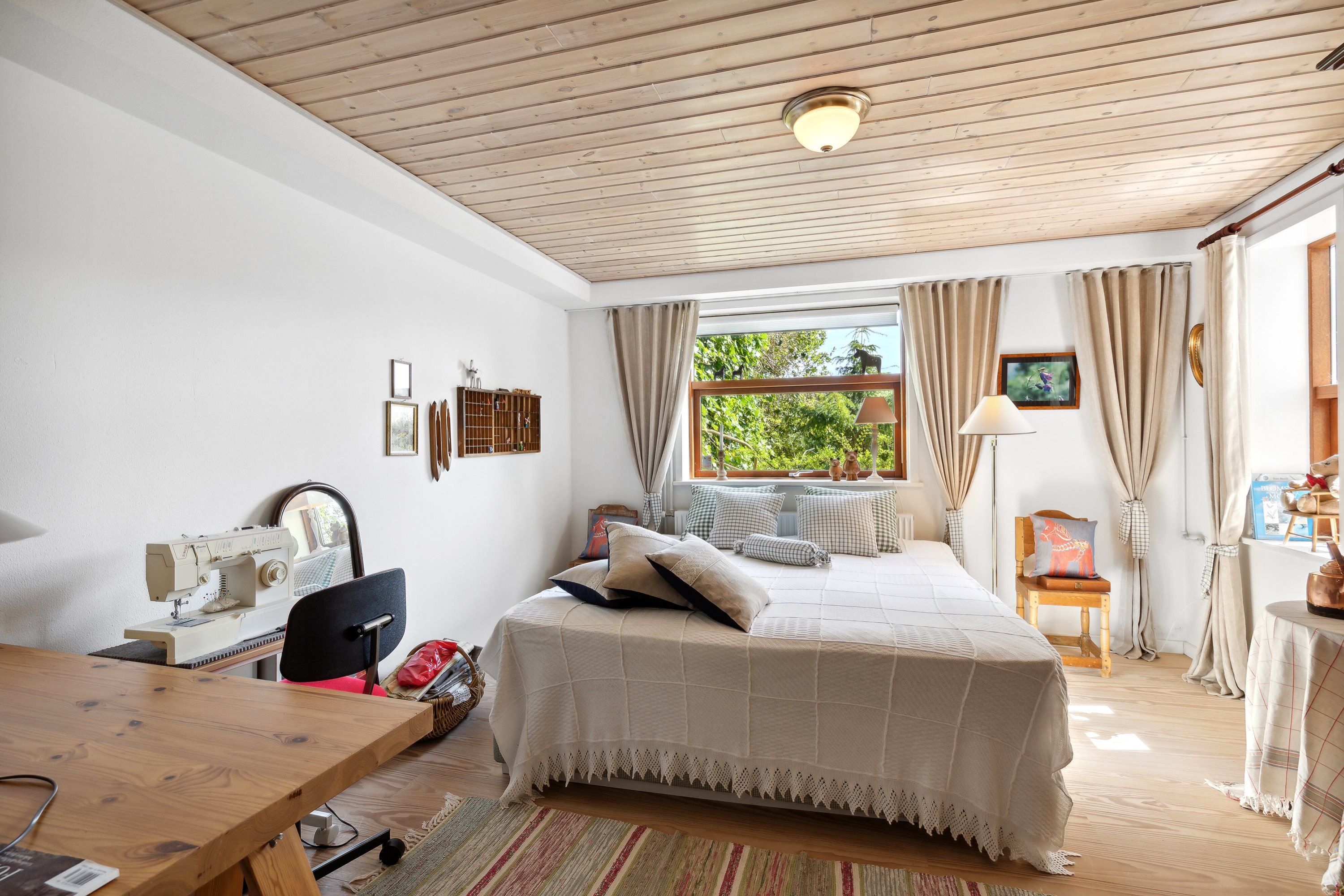 Fremhævet soveværelse billede i fuldskærmstilstand. Billede af Dyrhave 67, 6200 Aabenraa