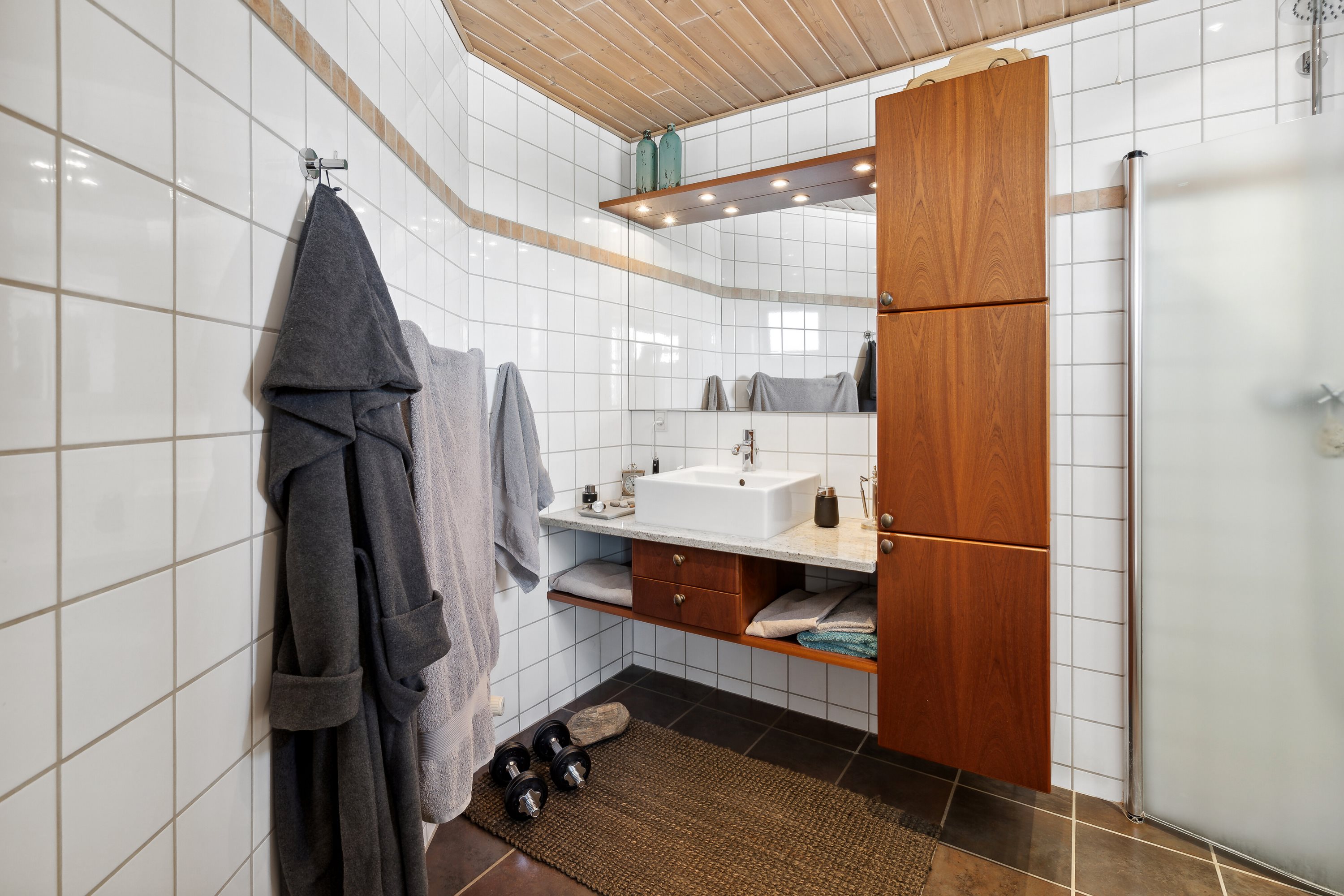 Fremhævet badeværelse billede i fuldskærmstilstand. Billede af Dyrhave 67, 6200 Aabenraa