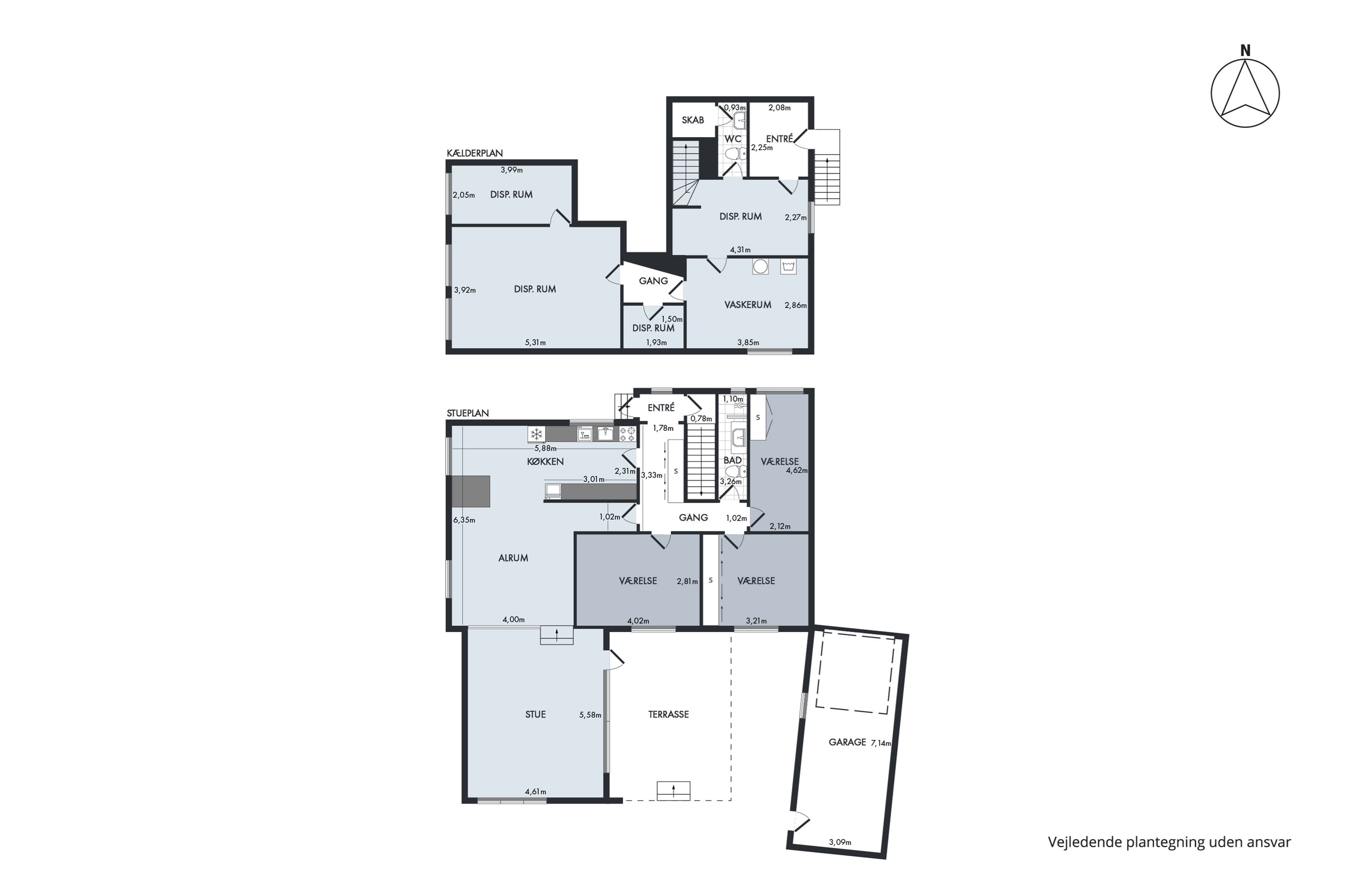 Plantegninger billede af Kirketoftvej 23, 8850 Bjerringbro