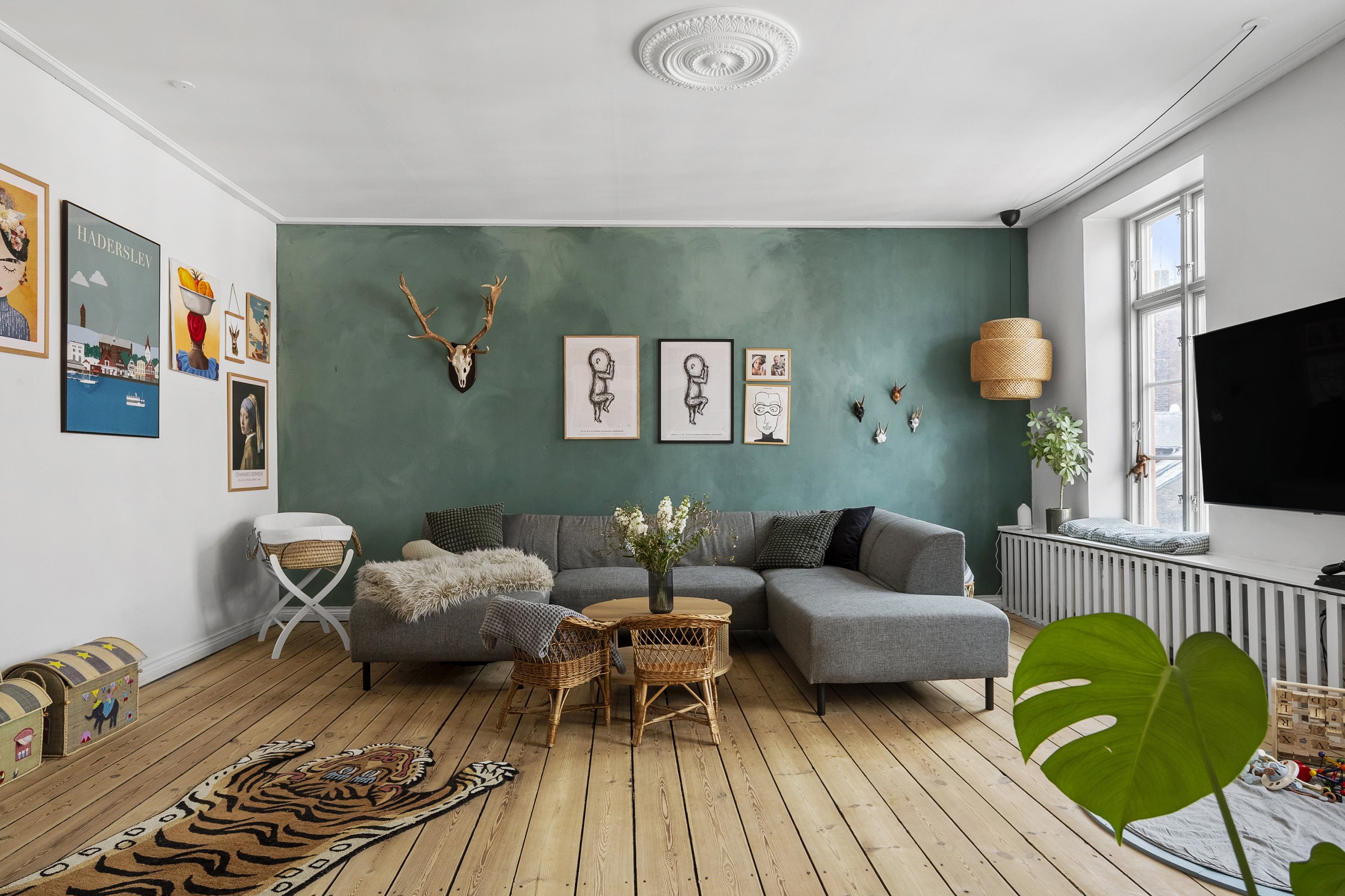 Fremhævet stue billede i fuldskærmstilstand. Billede af Naffet 30, 2. th., 6100 Haderslev