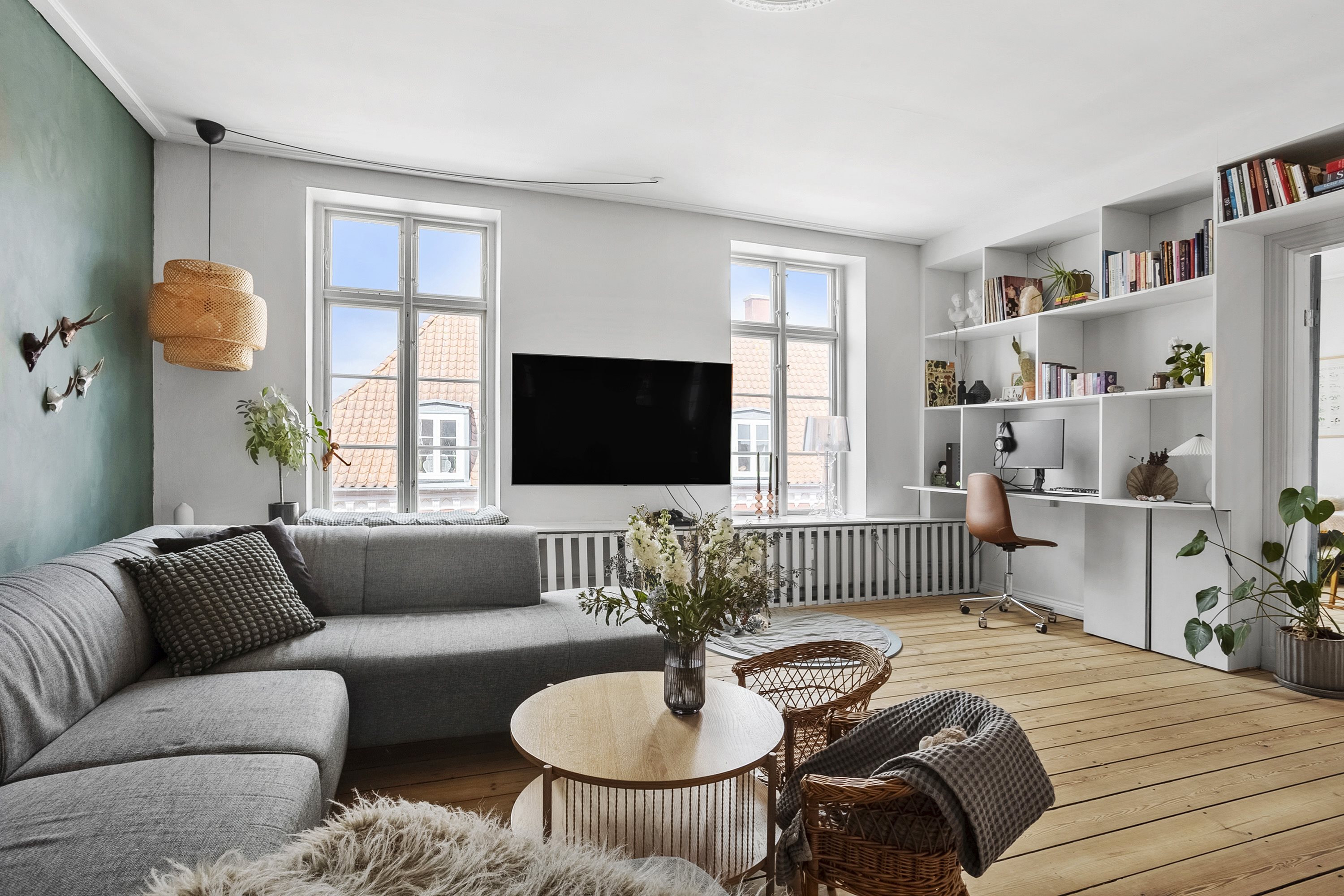 Fremhævet stue billede i fuldskærmstilstand. Billede af Naffet 30, 2. th., 6100 Haderslev