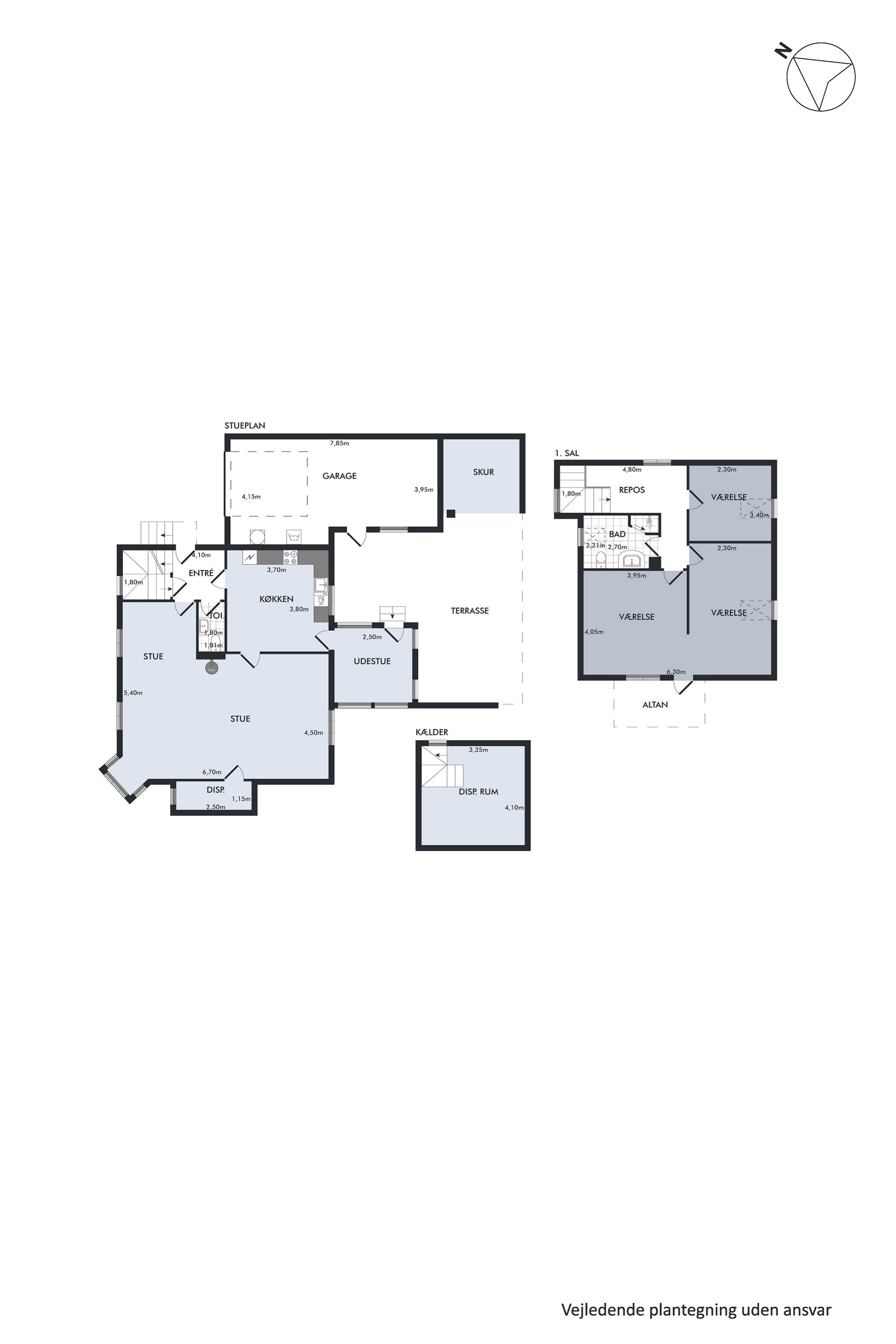 Plantegninger billede af Udbyhøjvej 176, Dronningborg, 8930 Randers NØ