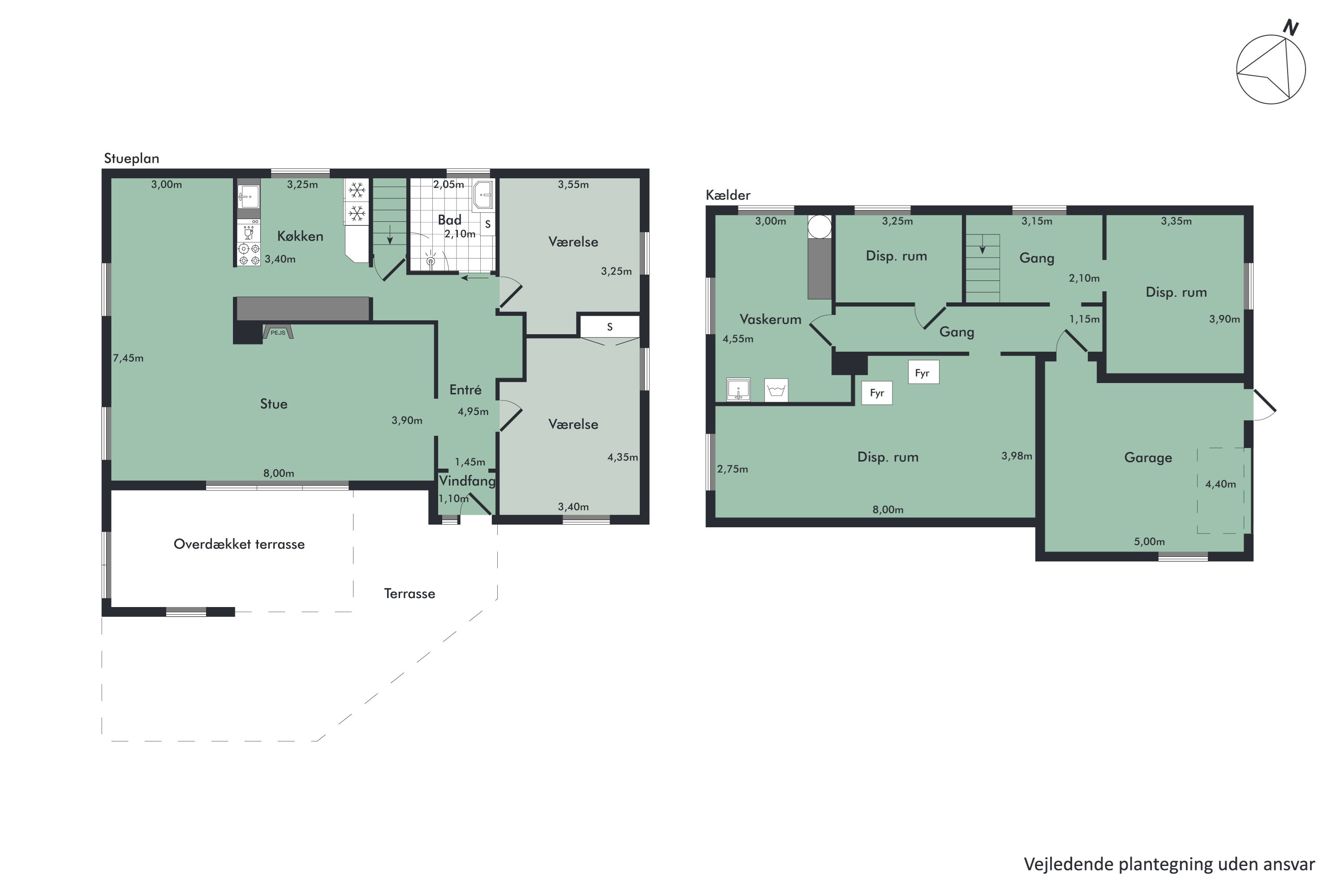 Plantegninger billede af Kildevej 5, Lundby, 9240 Nibe