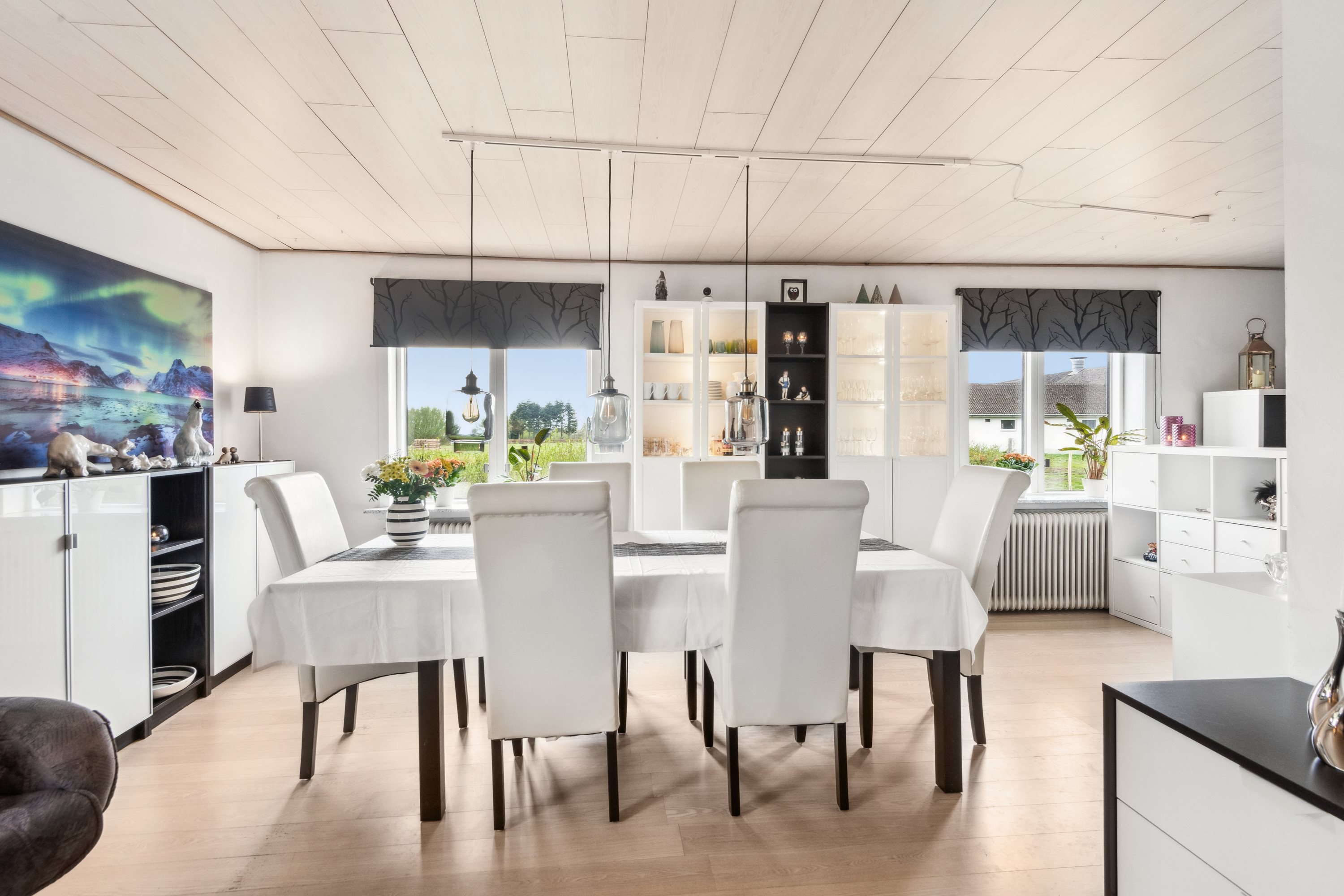 Fremhævet stue billede i fuldskærmstilstand. Billede af Kildevej 5, Lundby, 9240 Nibe