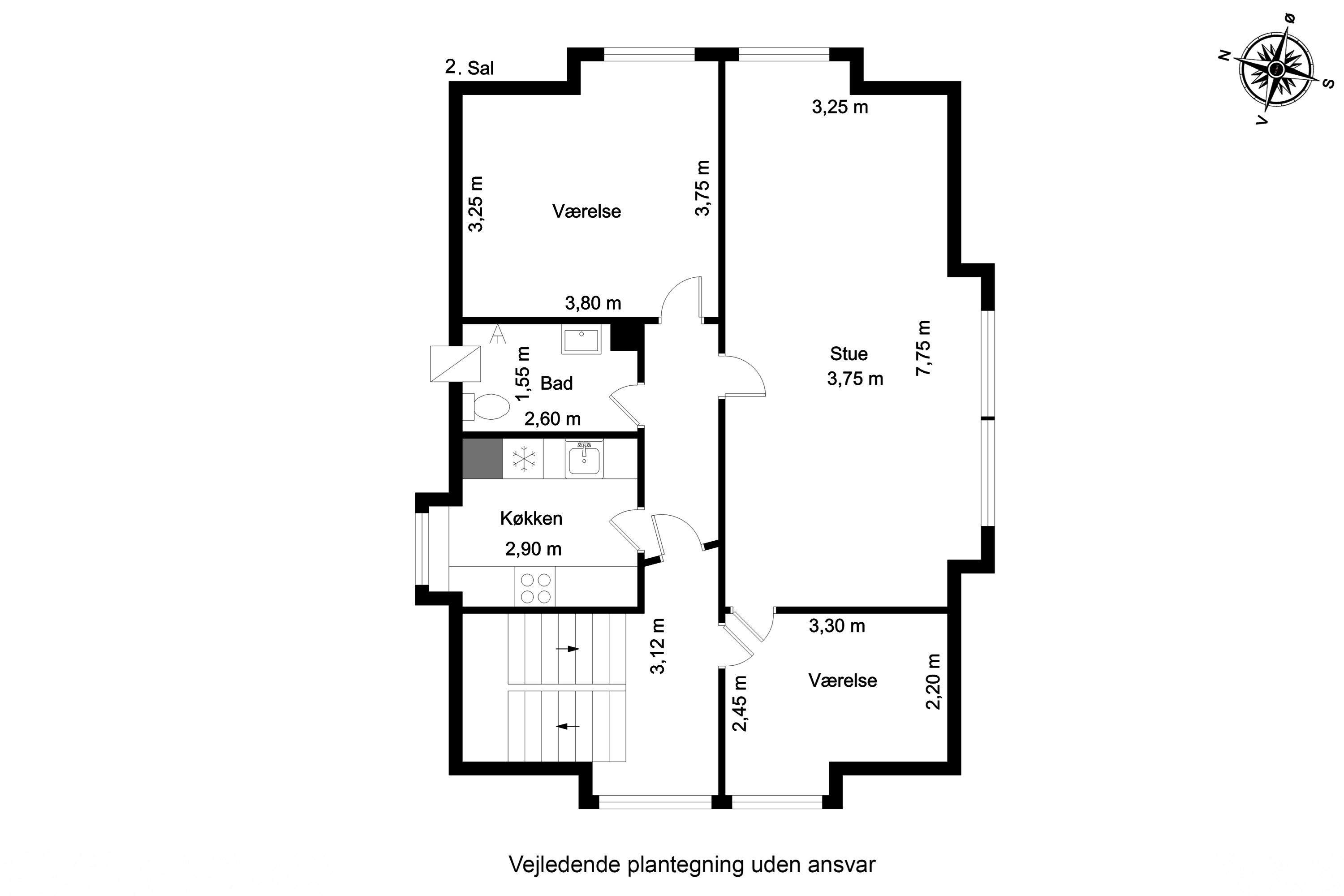 Plantegninger billede af Læssøegade 155, 5230 Odense M