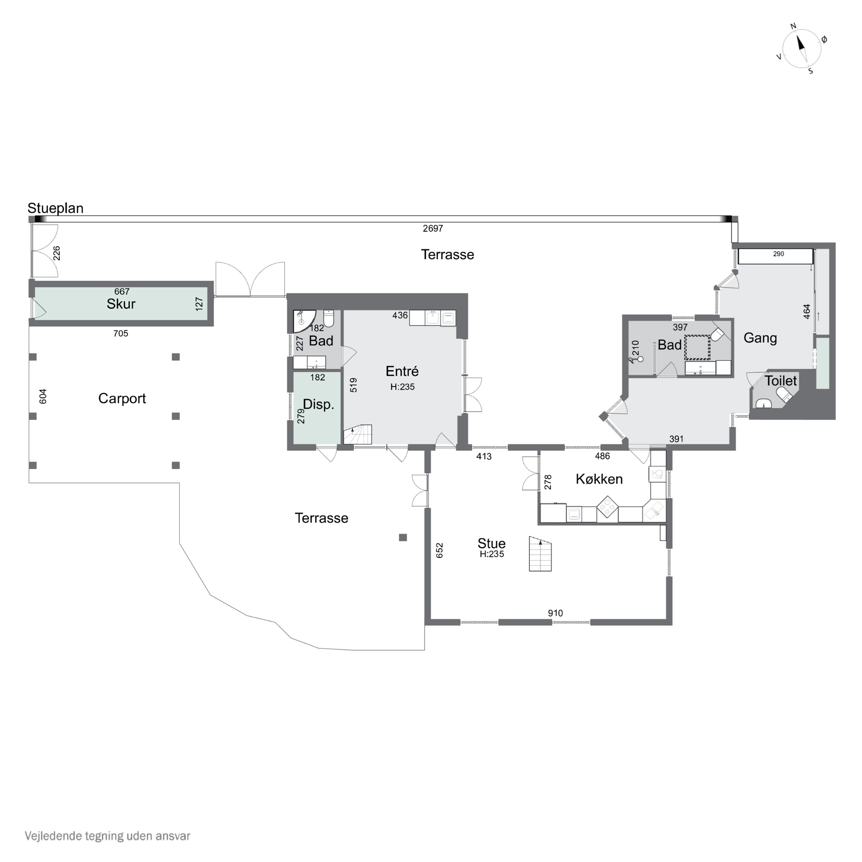 Plantegninger billede af Landervejen 11, Reersø Str, 4281 Gørlev