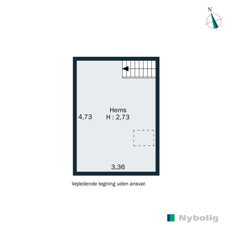 Plantegninger billede af Klinkbjerg 4A, 2. th., 6200 Aabenraa