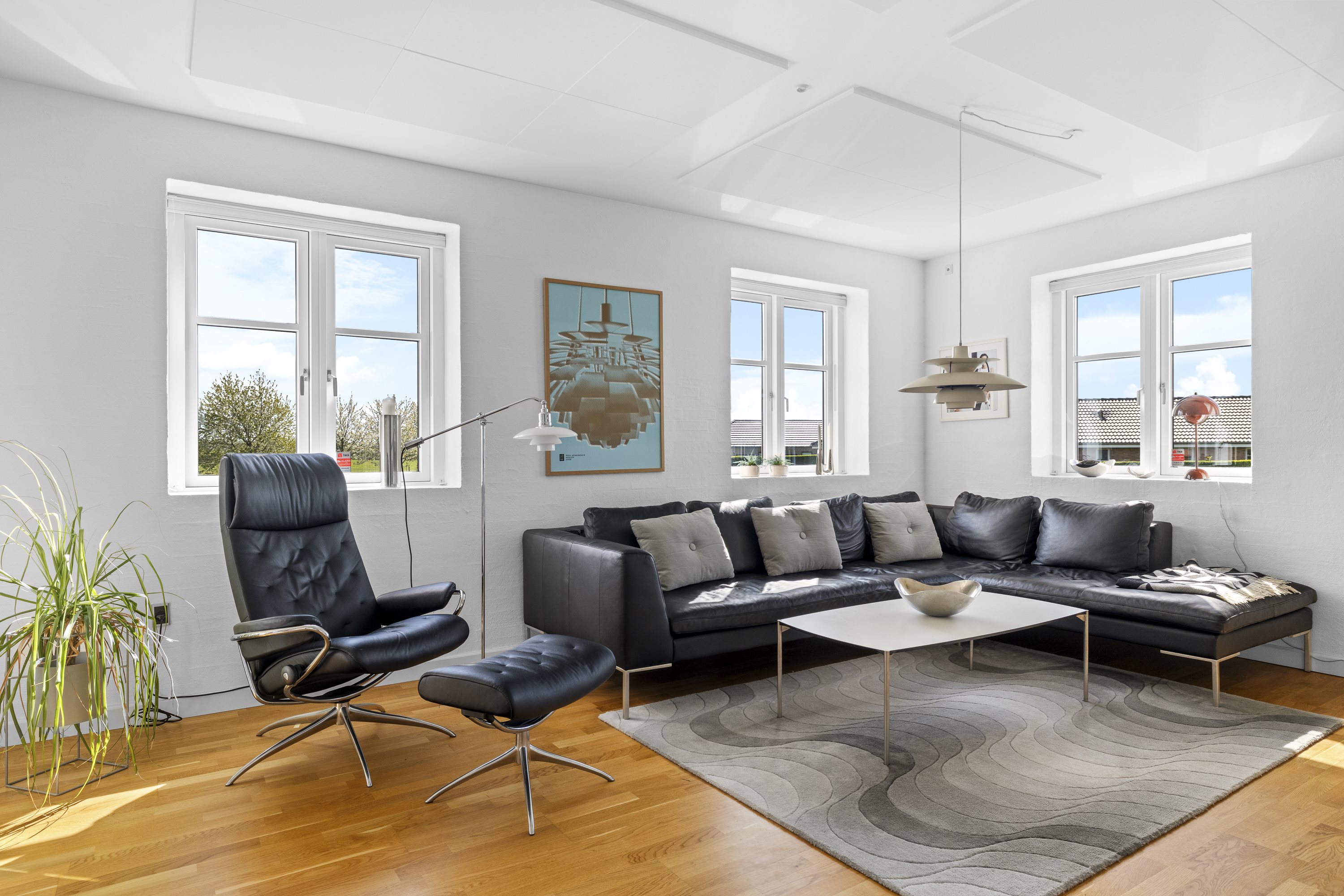 Fremhævet stue billede i fuldskærmstilstand. Billede af Asser Jensens Vej 41, 7000 Fredericia