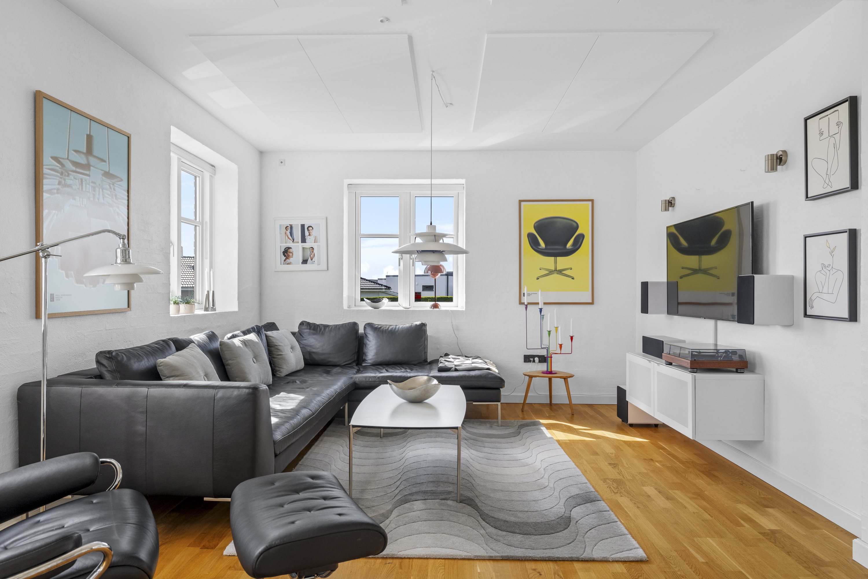 Fremhævet stue billede i fuldskærmstilstand. Billede af Asser Jensens Vej 41, 7000 Fredericia