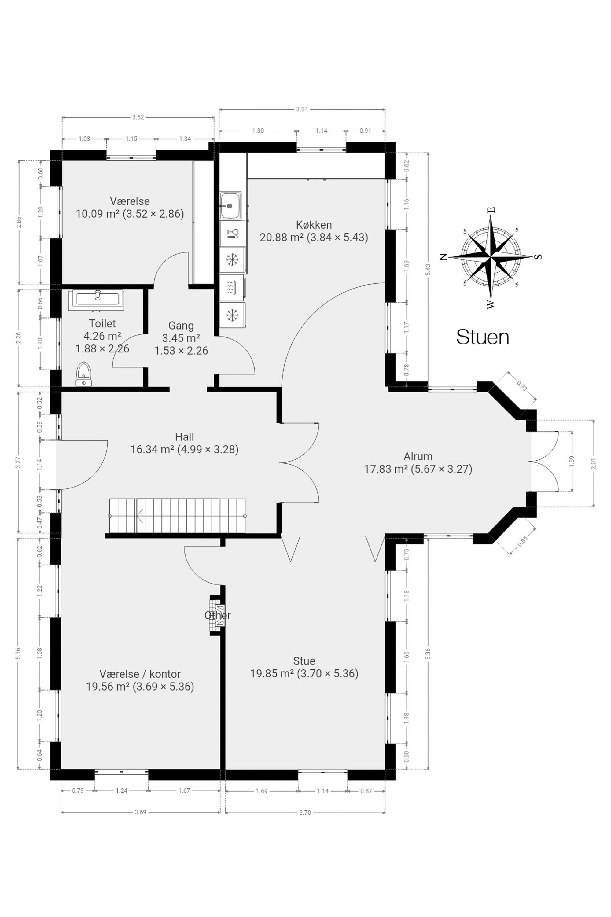 Plantegninger billede af Asser Jensens Vej 41, 7000 Fredericia
