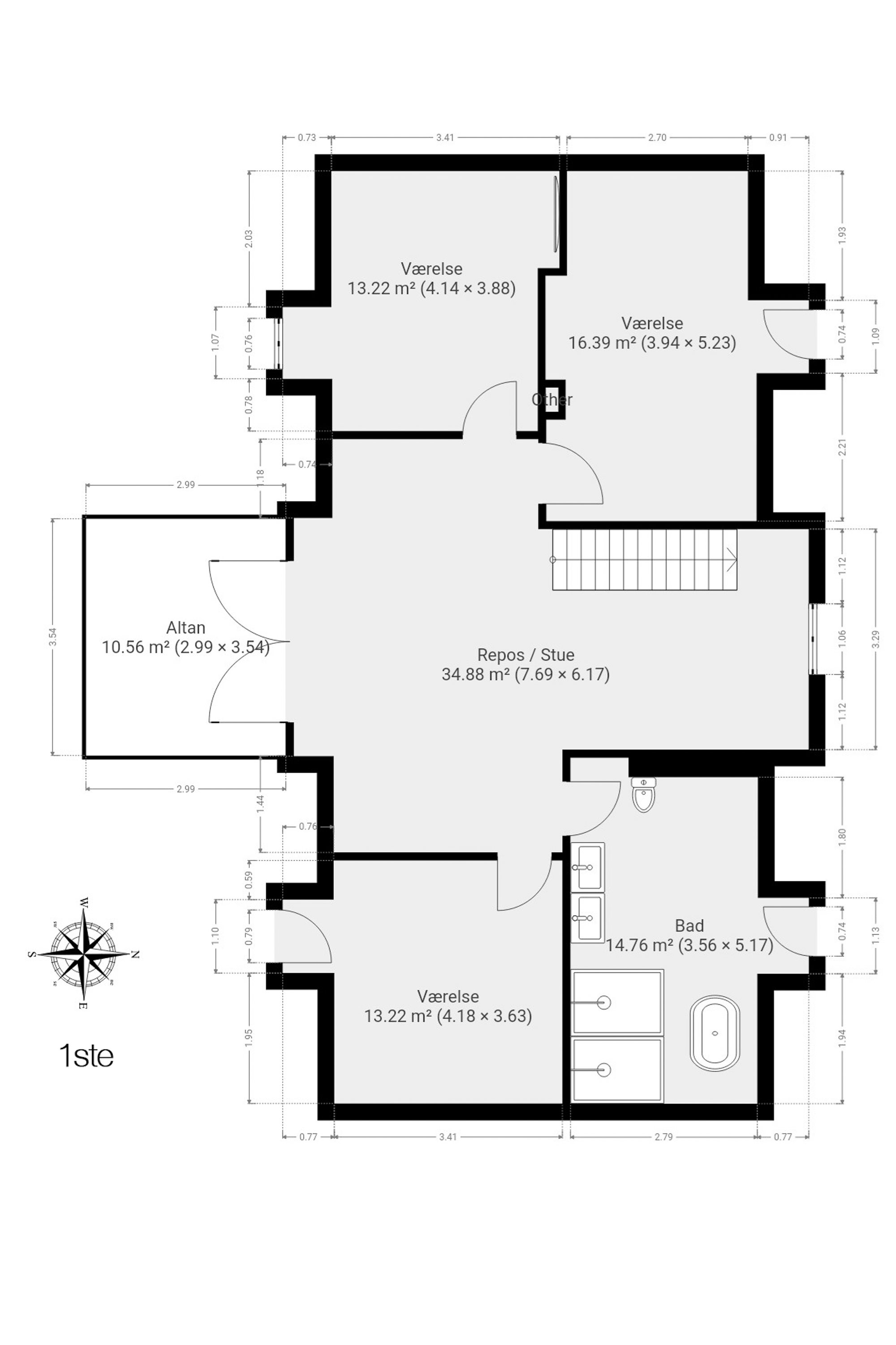 Plantegninger billede af Asser Jensens Vej 41, 7000 Fredericia
