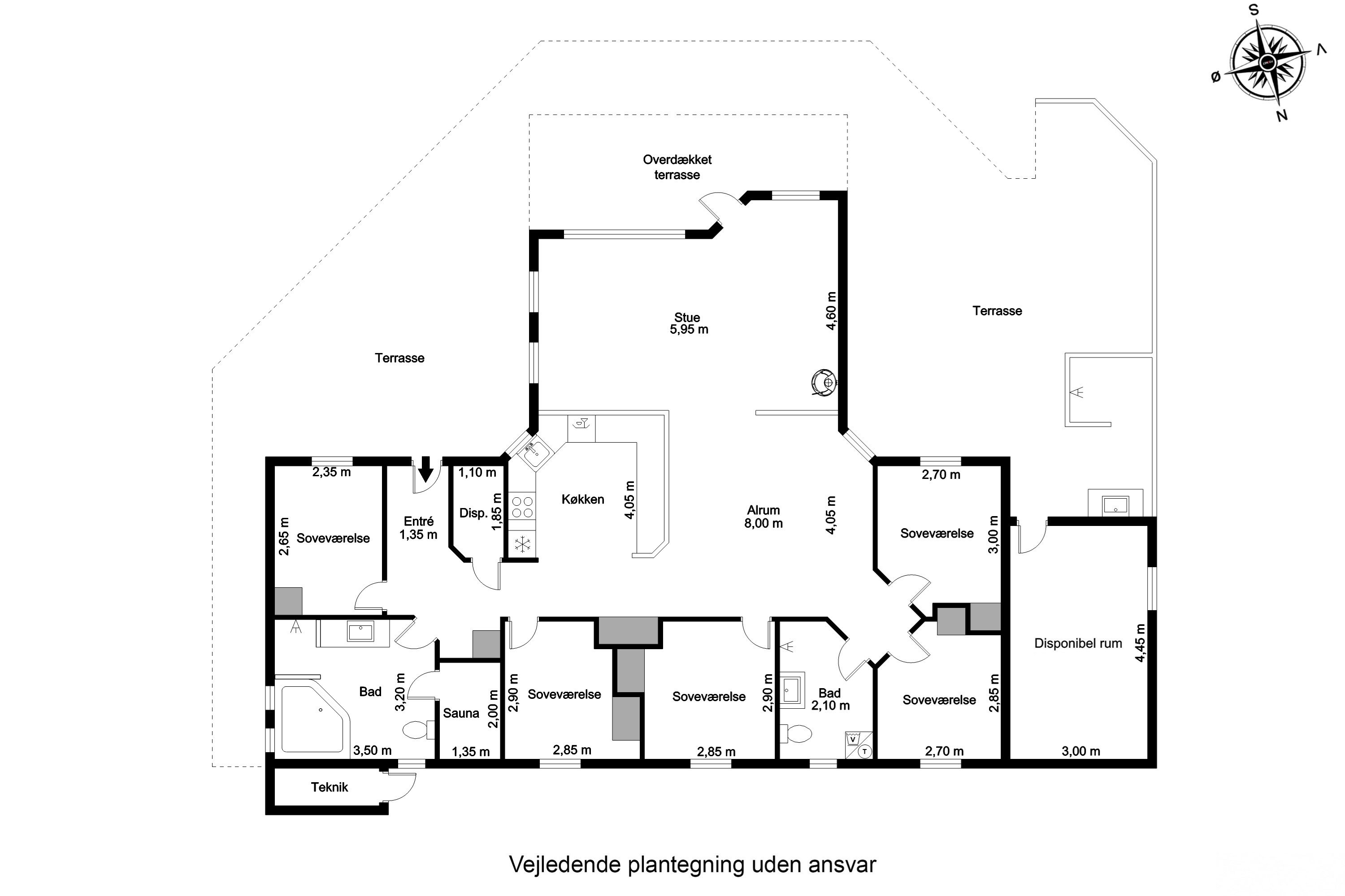 Plantegninger billede af Hybenvej 15, 6857 Blåvand