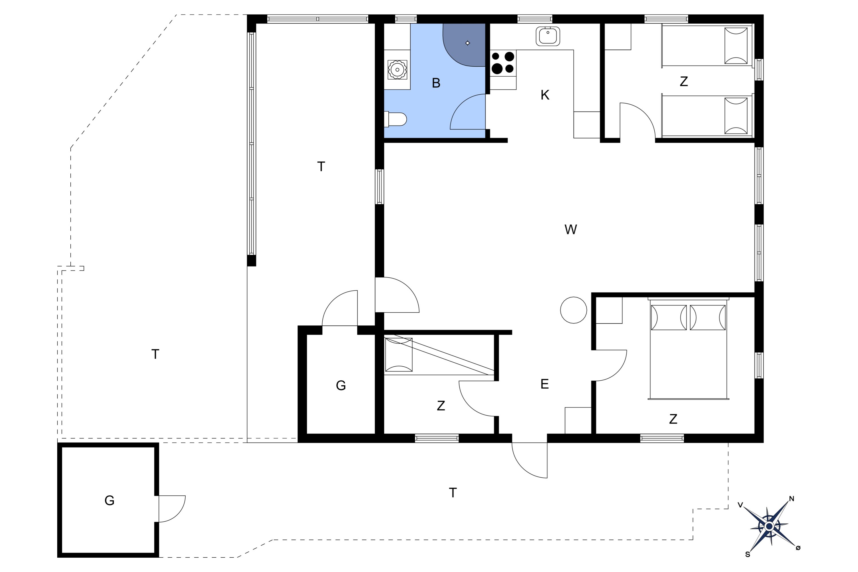 Plantegninger billede af Blåmunkevej 34, Vorupør, 7700 Thisted