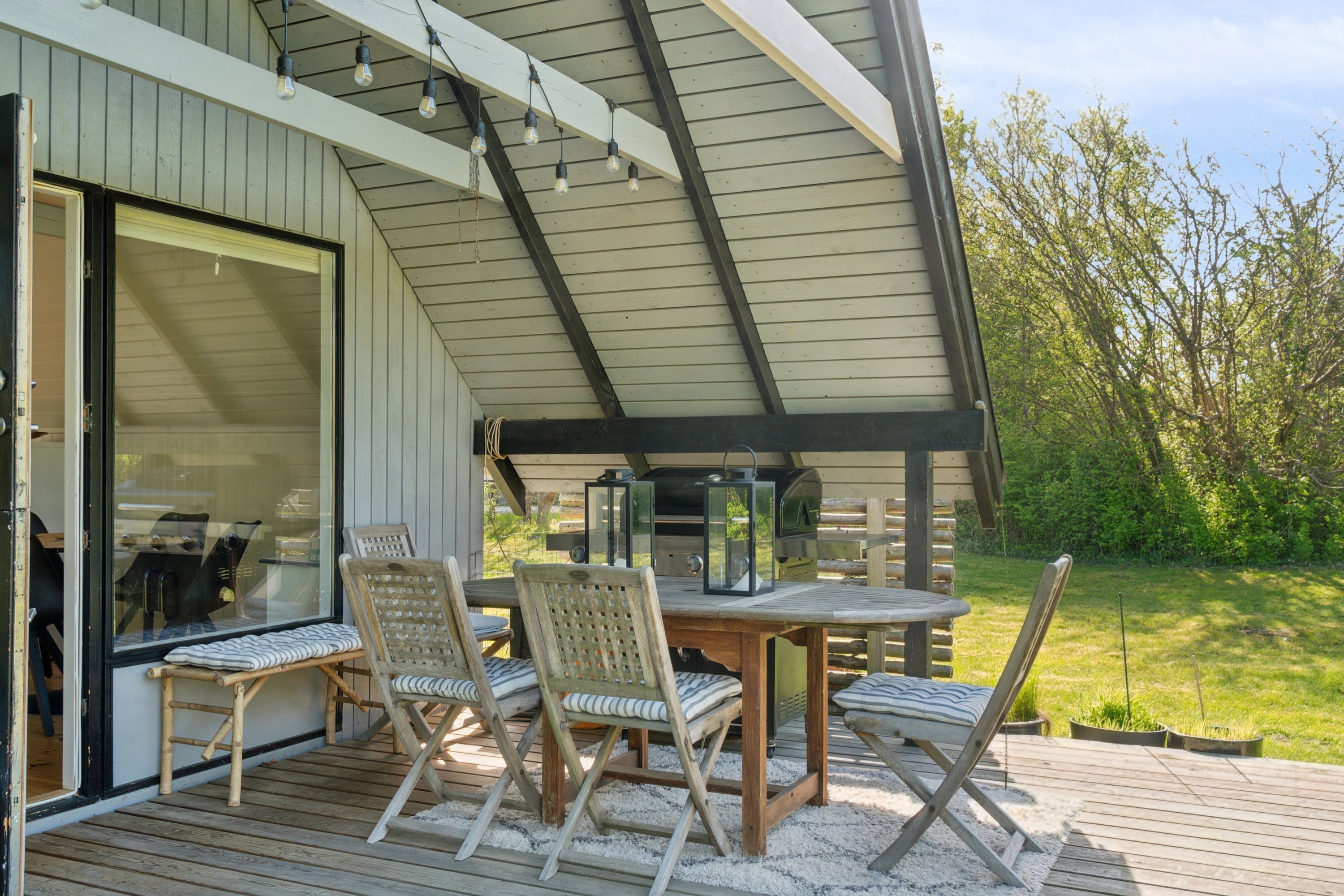 Fremhævet overdækket terrasse billede i fuldskærmstilstand. Billede af Tjørnevænget 1, 4400 Kalundborg